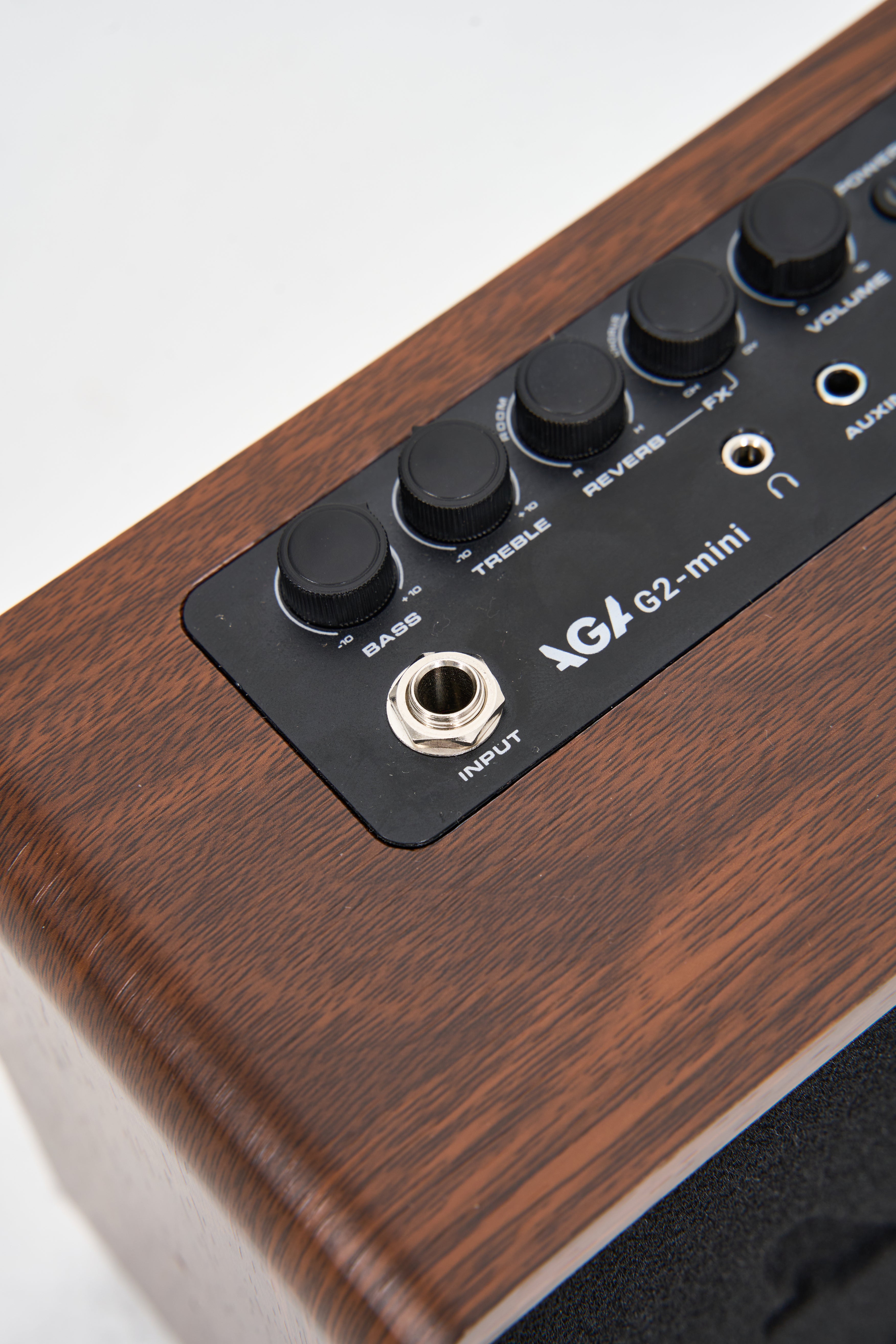 AGA G2mini Bluetooth Acoustic Guitar Amp β 45W Rechargeable Wooden Speaker with Chorus/Delay/Reverb Effects, Dual Channels, Noise Reduction, USB Recording, Lightweight Design