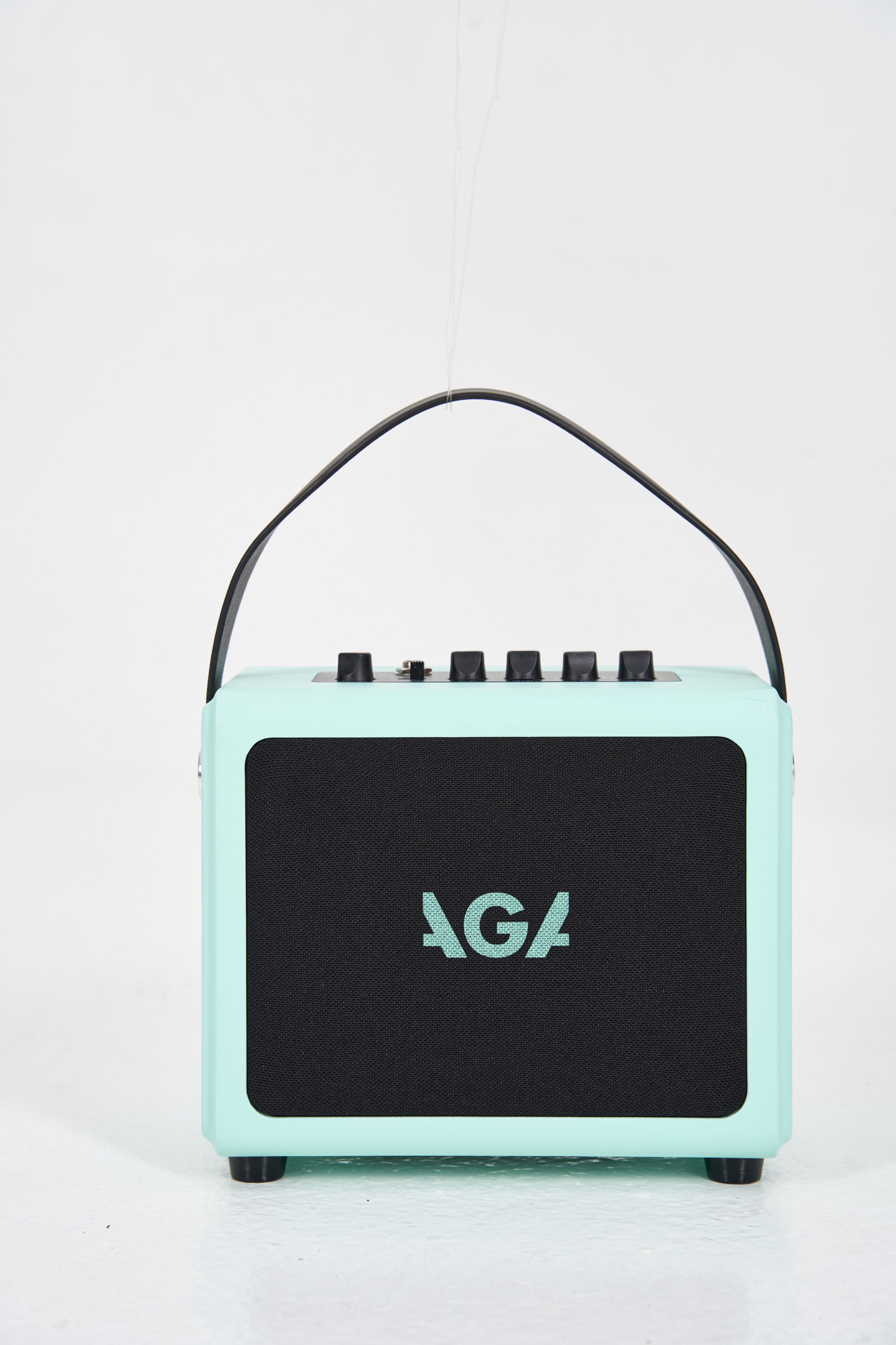 AGA SE Portable Bluetooth Amp ā 6W Rechargeable Mini Speaker with Delay/Reverb Effects, Guitar & AUX Input, Built-in Recording, Type-C Charging, Compatible with PC/Phone/Tablet