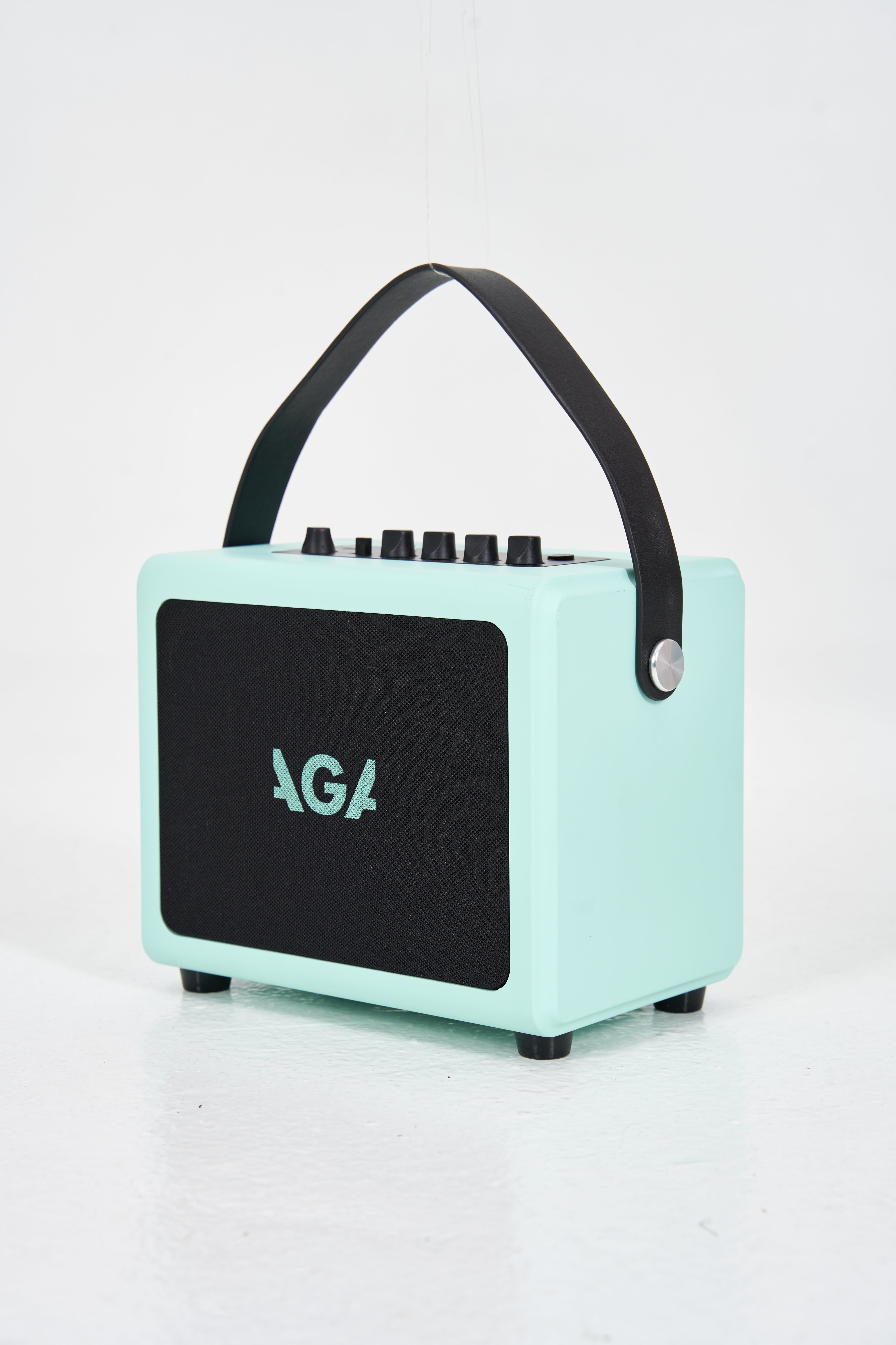 AGA SE Portable Bluetooth Amp ā 6W Rechargeable Mini Speaker with Delay/Reverb Effects, Guitar & AUX Input, Built-in Recording, Type-C Charging, Compatible with PC/Phone/Tablet