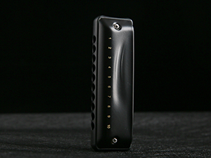 JDR Harmonica Key of C Ninja, Blues Mini Harp 10 Holes 20 Tones Musical with Case for Adults Kids Beginners Teacher Professional Students Musician Folk Rock Standard Diatonic Mouth Organ Black