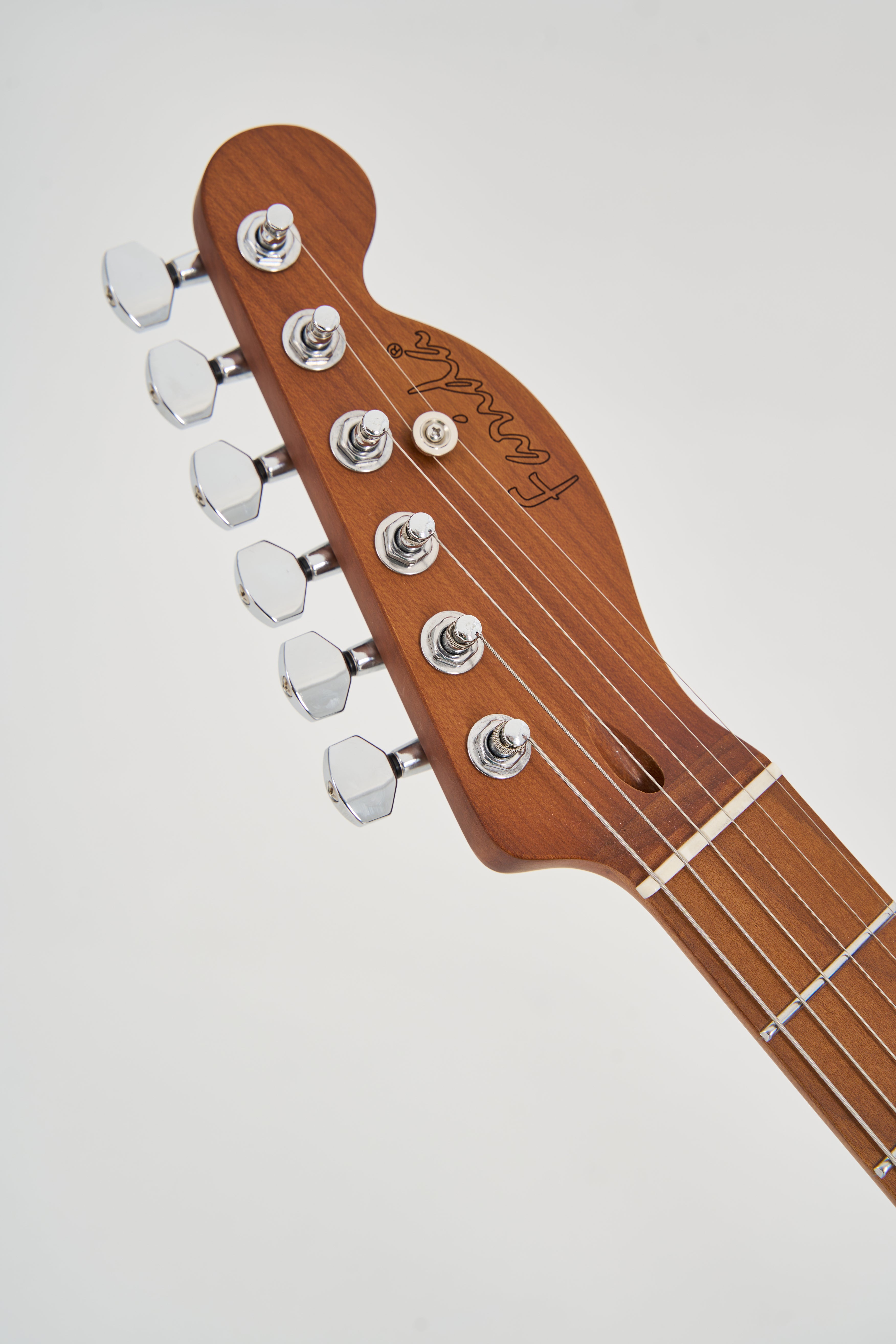 Farida F-5120 TELE Electric Guitar with 648mm Scale Length, 22 Frets, Carbonized Maple Neck & Body, Sound-TD4 Pickup, Classic C-Shape