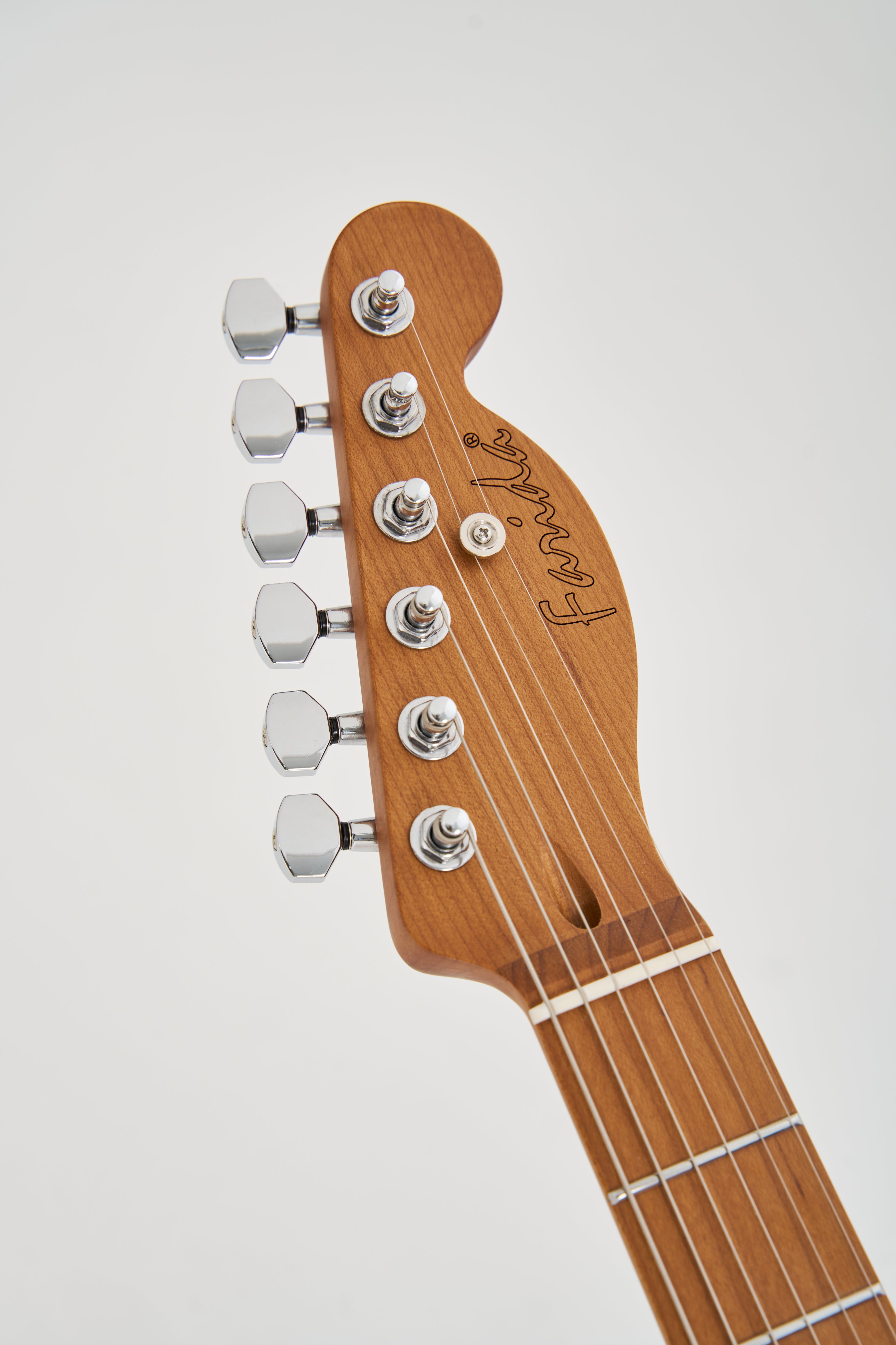 Farida F-5120 TELE Electric Guitar with 648mm Scale Length, 22 Frets, Carbonized Maple Neck & Body, Sound-TD4 Pickup, Classic C-Shape