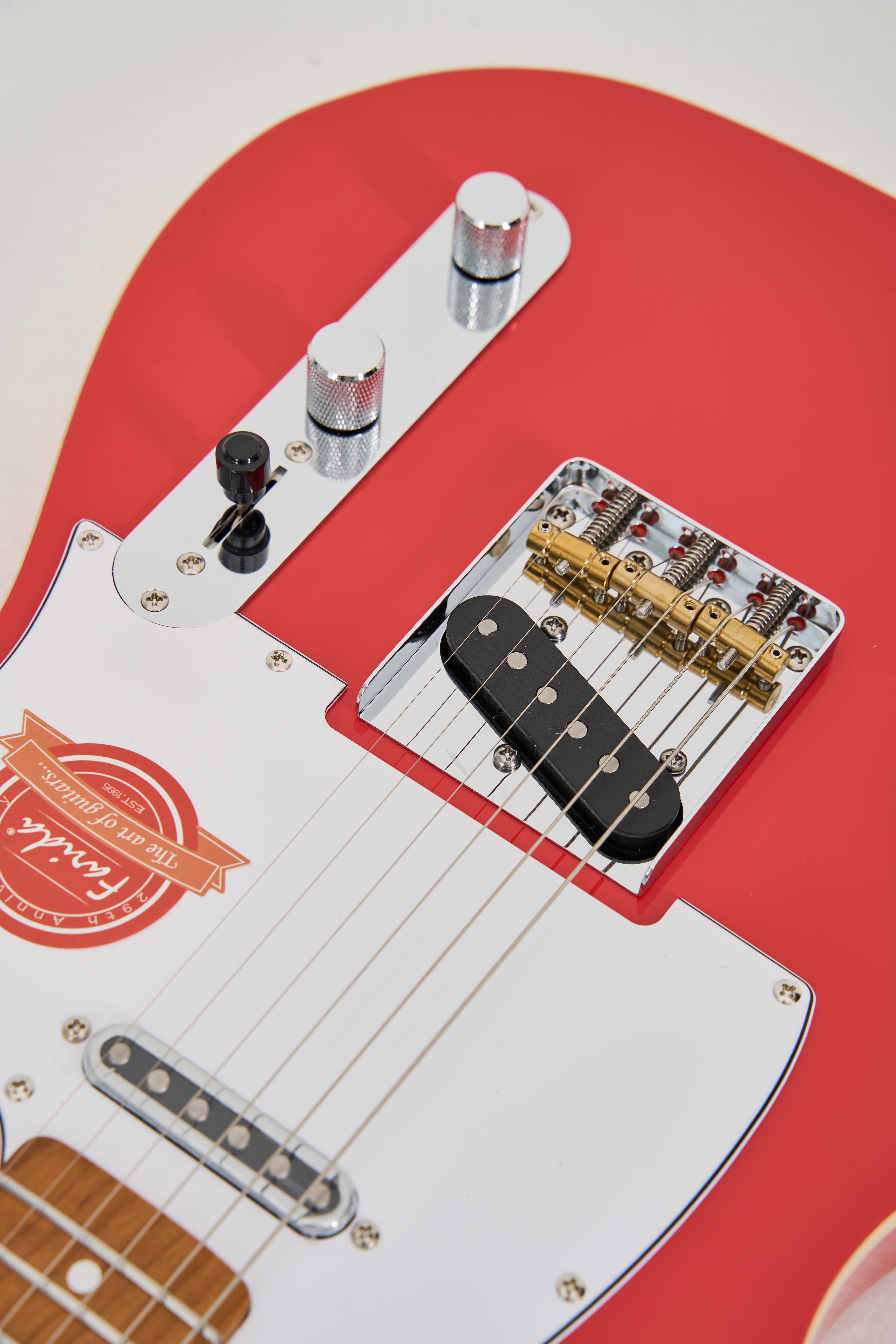 Farida F-5120 TELE Electric Guitar with 648mm Scale Length, 22 Frets, Carbonized Maple Neck & Body, Sound-TD4 Pickup, Classic C-Shape