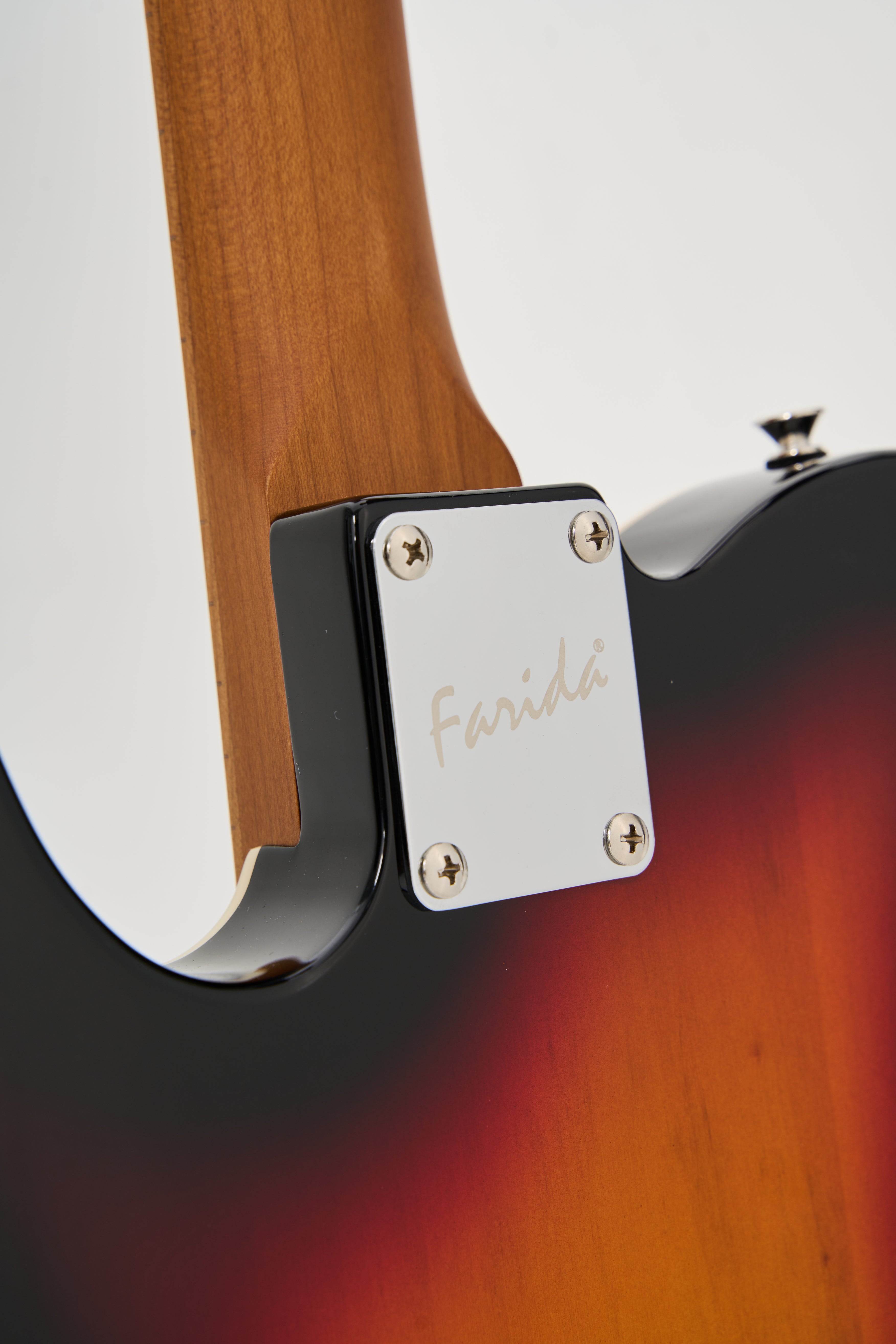 Farida F-5120 TELE Electric Guitar with 648mm Scale Length, 22 Frets, Carbonized Maple Neck & Body, Sound-TD4 Pickup, Classic C-Shape