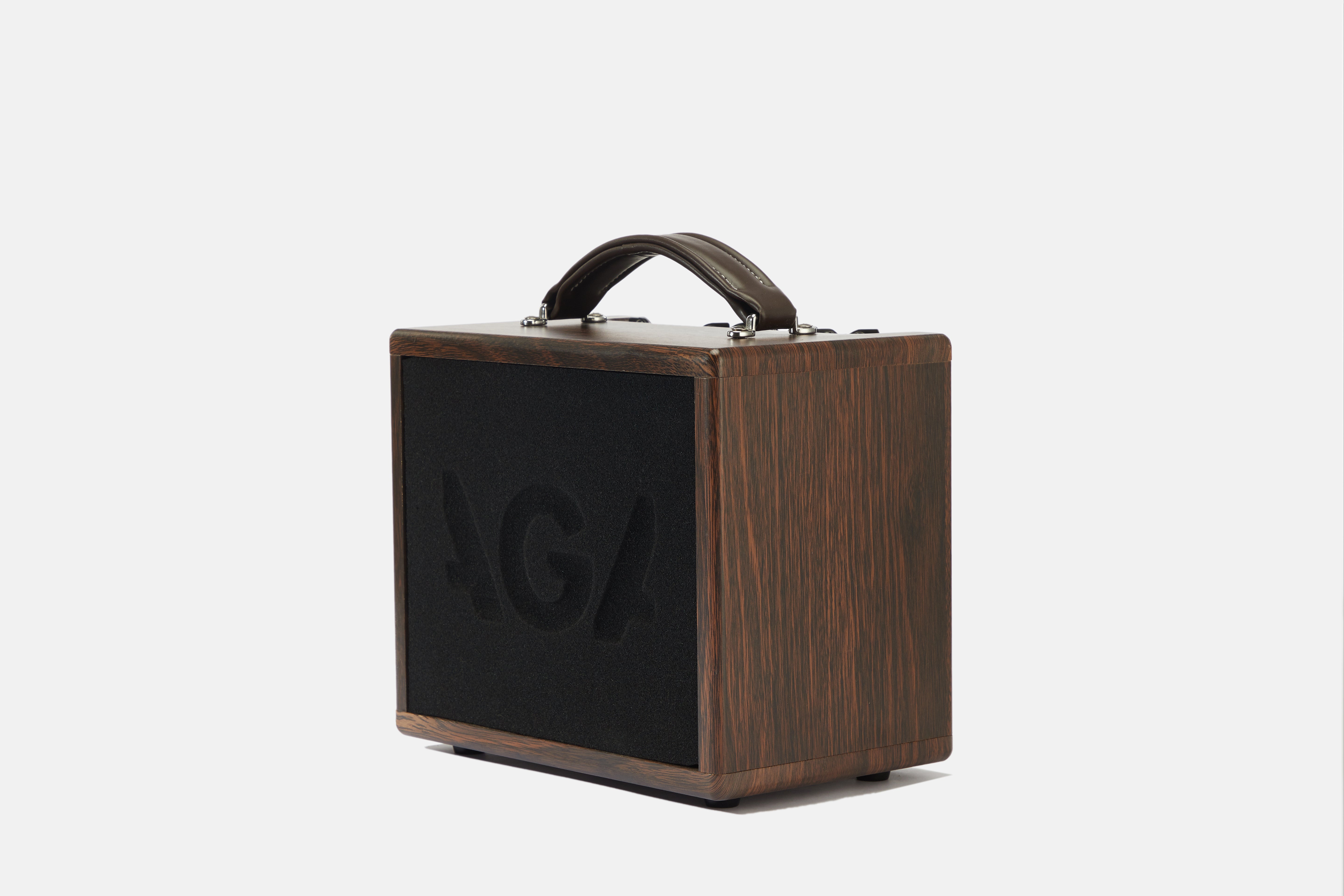 AGA GA Series Acoustic Guitar Amp ā GA-3P & GA-5P Models ā Wooden Shell, Bluetooth 5.0, Reverb/Chorus Effects, Rechargeable Battery, USB Recording, 6.5ā Full-Range Speaker