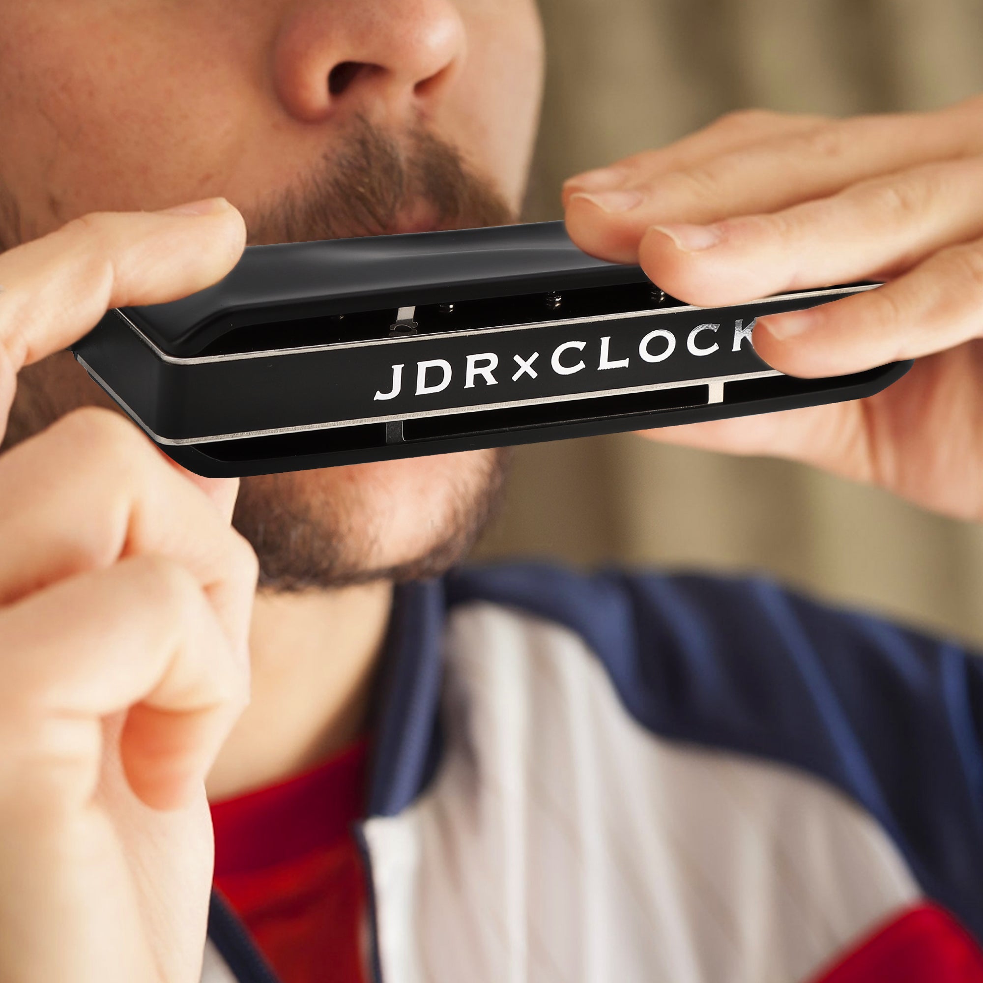 JDR Quartz Chromatic Harmonica C Key 12 Holes 48 Tones Chromonica Half Valves Easy Bending No Sticky Valves Mouth Organ Harp for Kids Beginner Adults Professional Player Parents