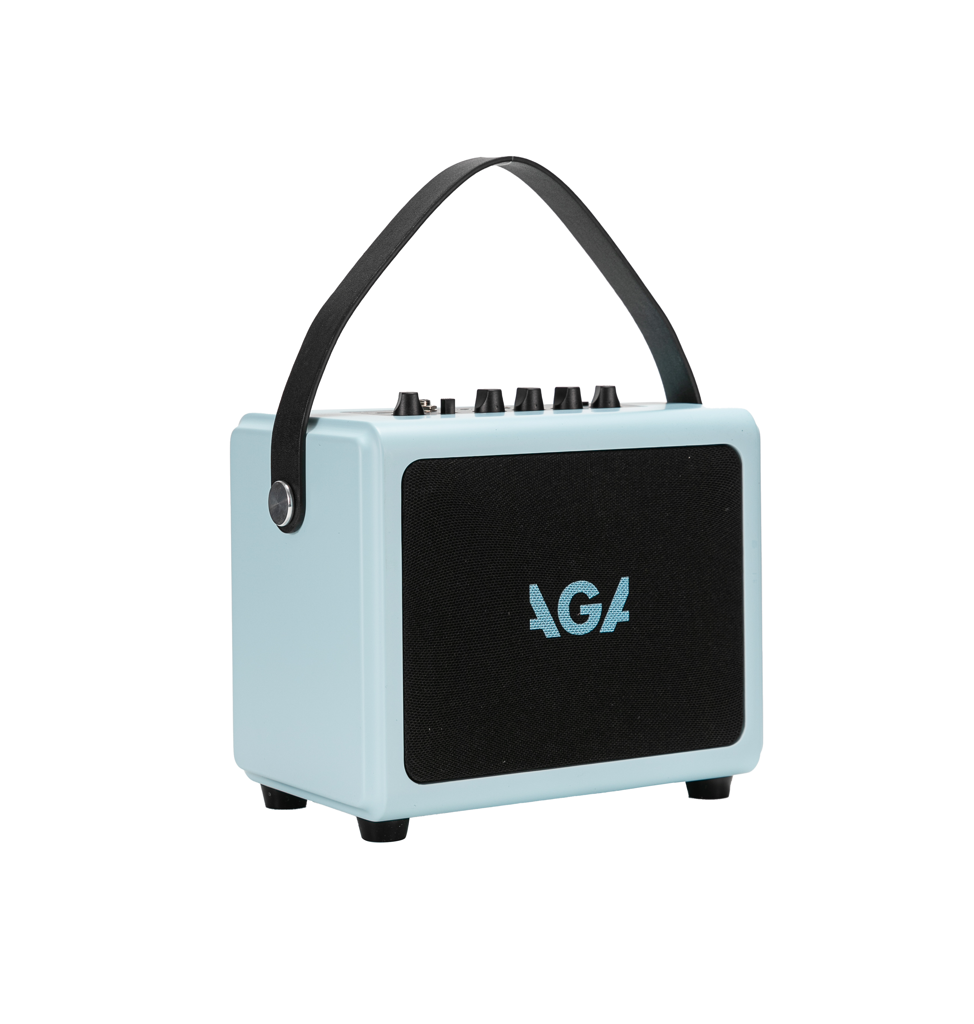 AGA SE Portable Bluetooth Amp ā 6W Rechargeable Mini Speaker with Delay/Reverb Effects, Guitar & AUX Input, Built-in Recording, Type-C Charging, Compatible with PC/Phone/Tablet