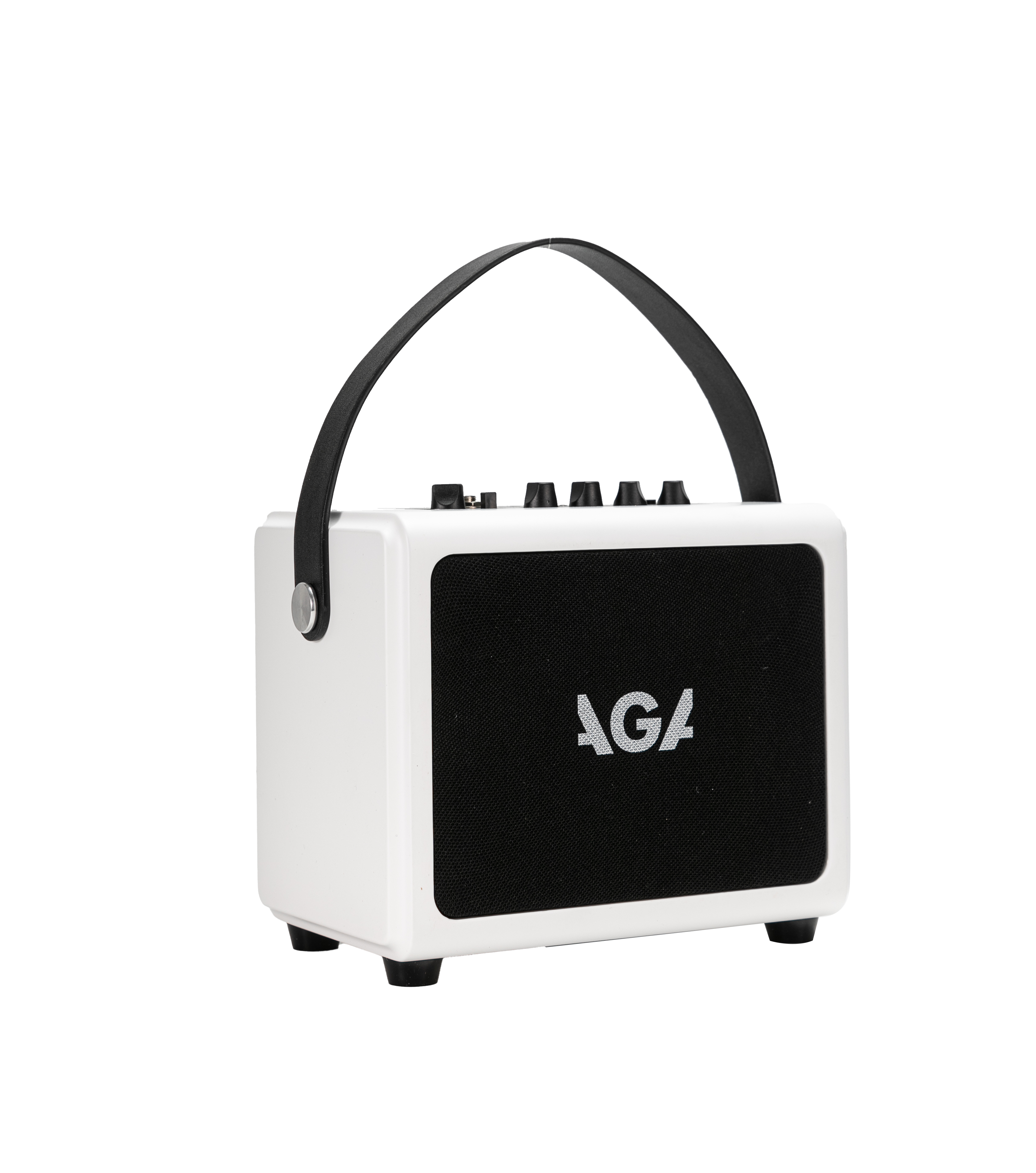 AGA SE Portable Bluetooth Amp ā 6W Rechargeable Mini Speaker with Delay/Reverb Effects, Guitar & AUX Input, Built-in Recording, Type-C Charging, Compatible with PC/Phone/Tablet