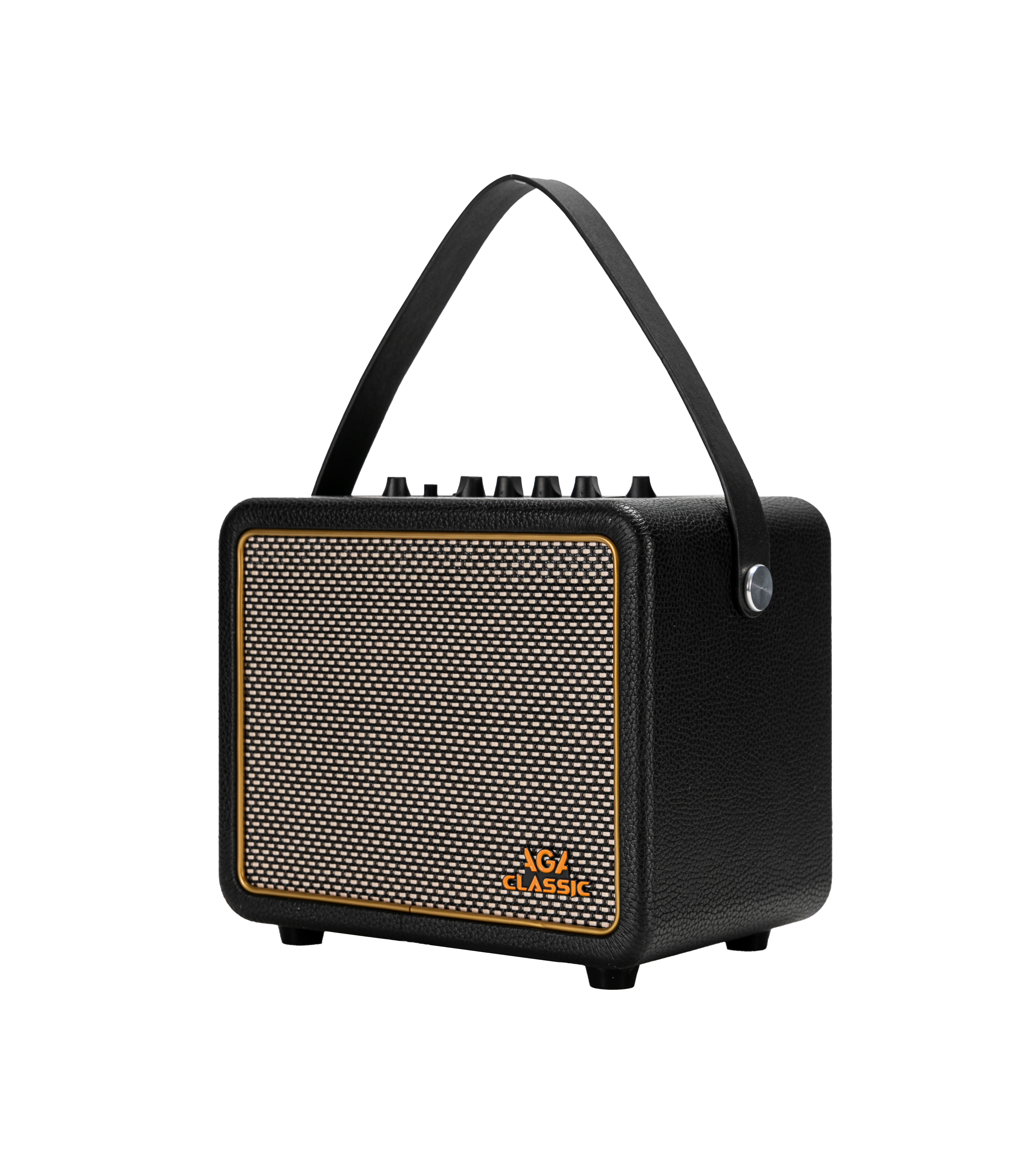 AGA Classic Series Bluetooth Guitar Amp β 8W Portable Amp with Delay/Reverb, USB Recording, Built-in Lithium Battery, Bluetooth 5.0, 5β Full-Range Speaker, Compact Design