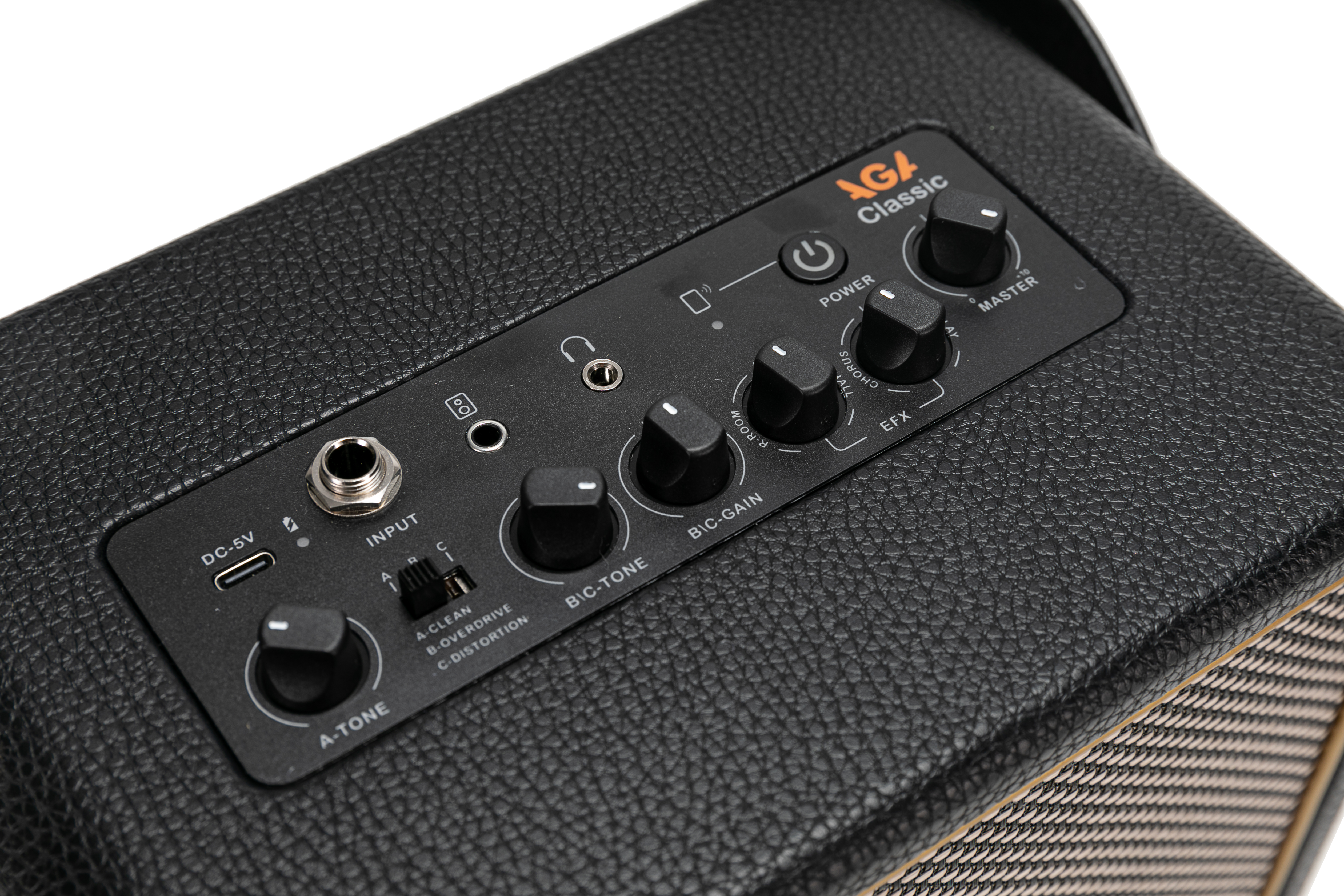 AGA Classic Series Bluetooth Guitar Amp β 8W Portable Amp with Delay/Reverb, USB Recording, Built-in Lithium Battery, Bluetooth 5.0, 5β Full-Range Speaker, Compact Design