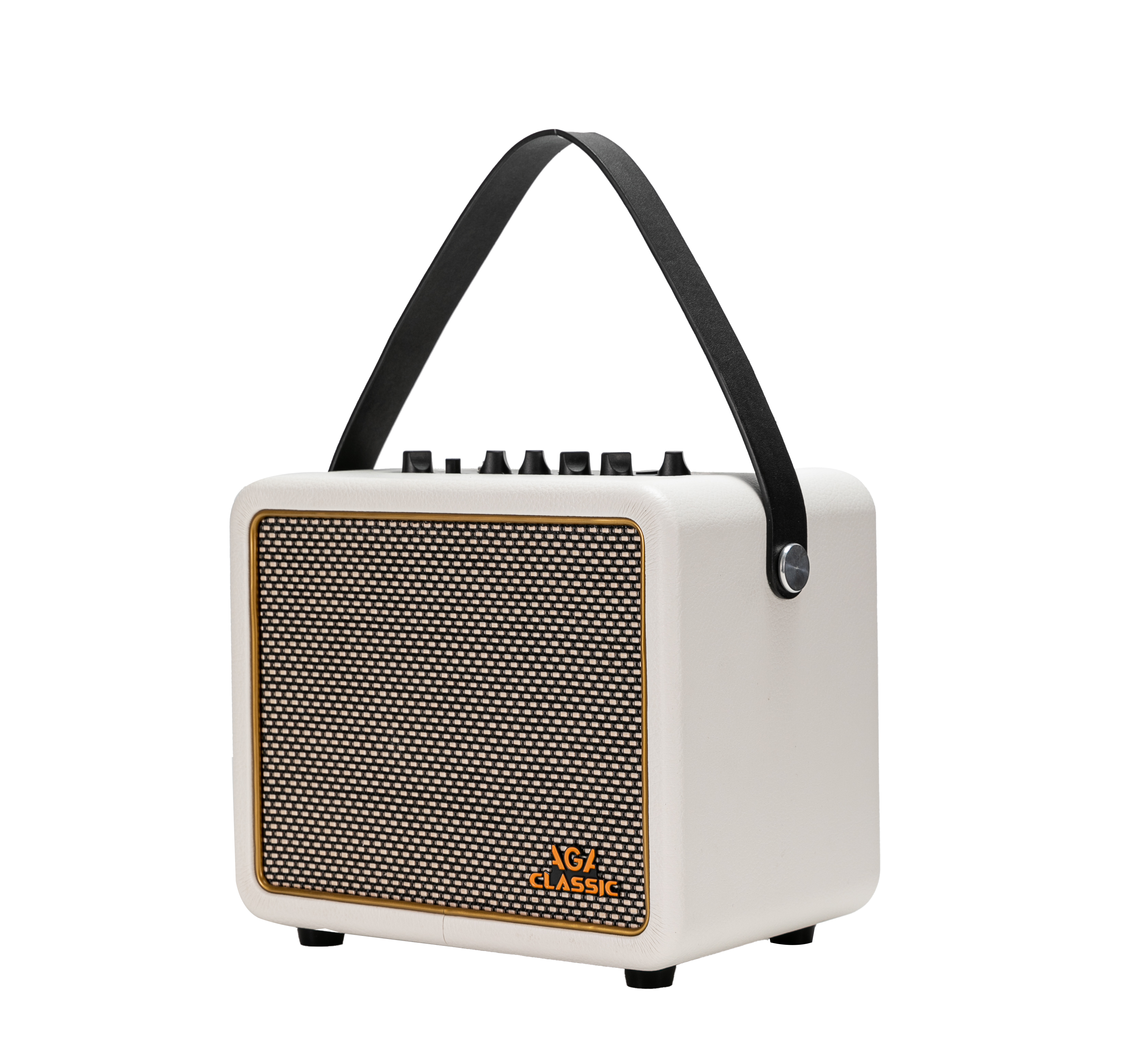 AGA Classic Series Bluetooth Guitar Amp β 8W Portable Amp with Delay/Reverb, USB Recording, Built-in Lithium Battery, Bluetooth 5.0, 5β Full-Range Speaker, Compact Design