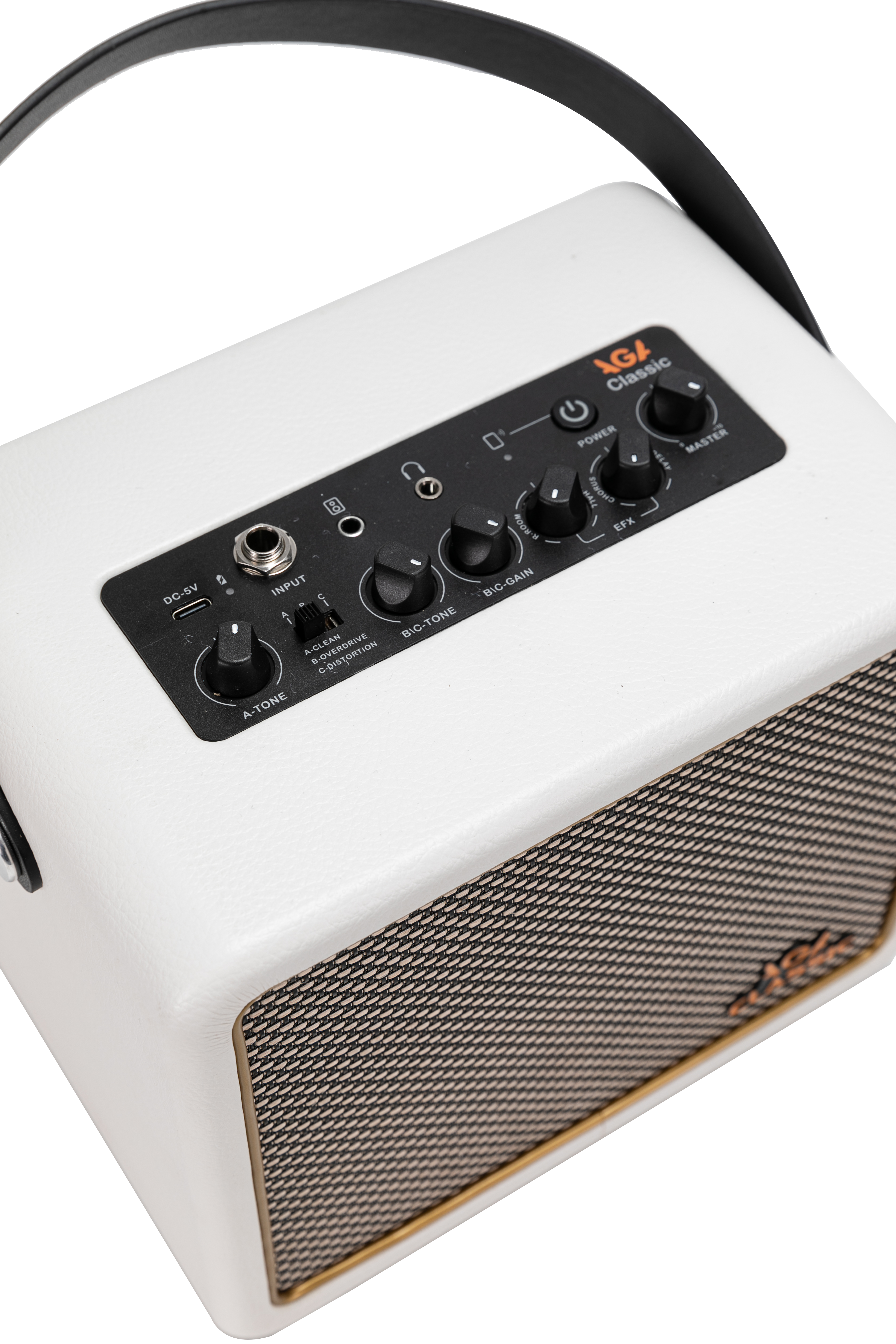 AGA Classic Series Bluetooth Guitar Amp β 8W Portable Amp with Delay/Reverb, USB Recording, Built-in Lithium Battery, Bluetooth 5.0, 5β Full-Range Speaker, Compact Design