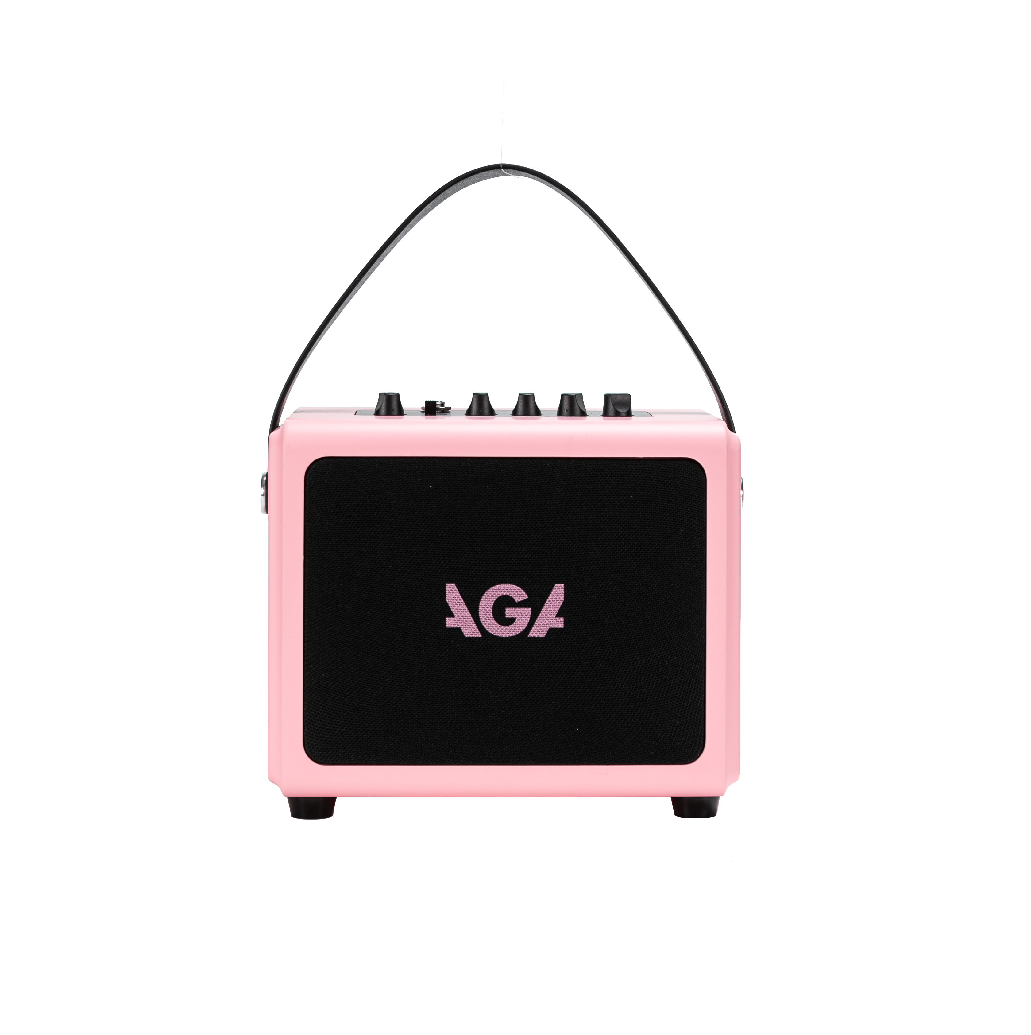 AGA SE Portable Bluetooth Amp ā 6W Rechargeable Mini Speaker with Delay/Reverb Effects, Guitar & AUX Input, Built-in Recording, Type-C Charging, Compatible with PC/Phone/Tablet