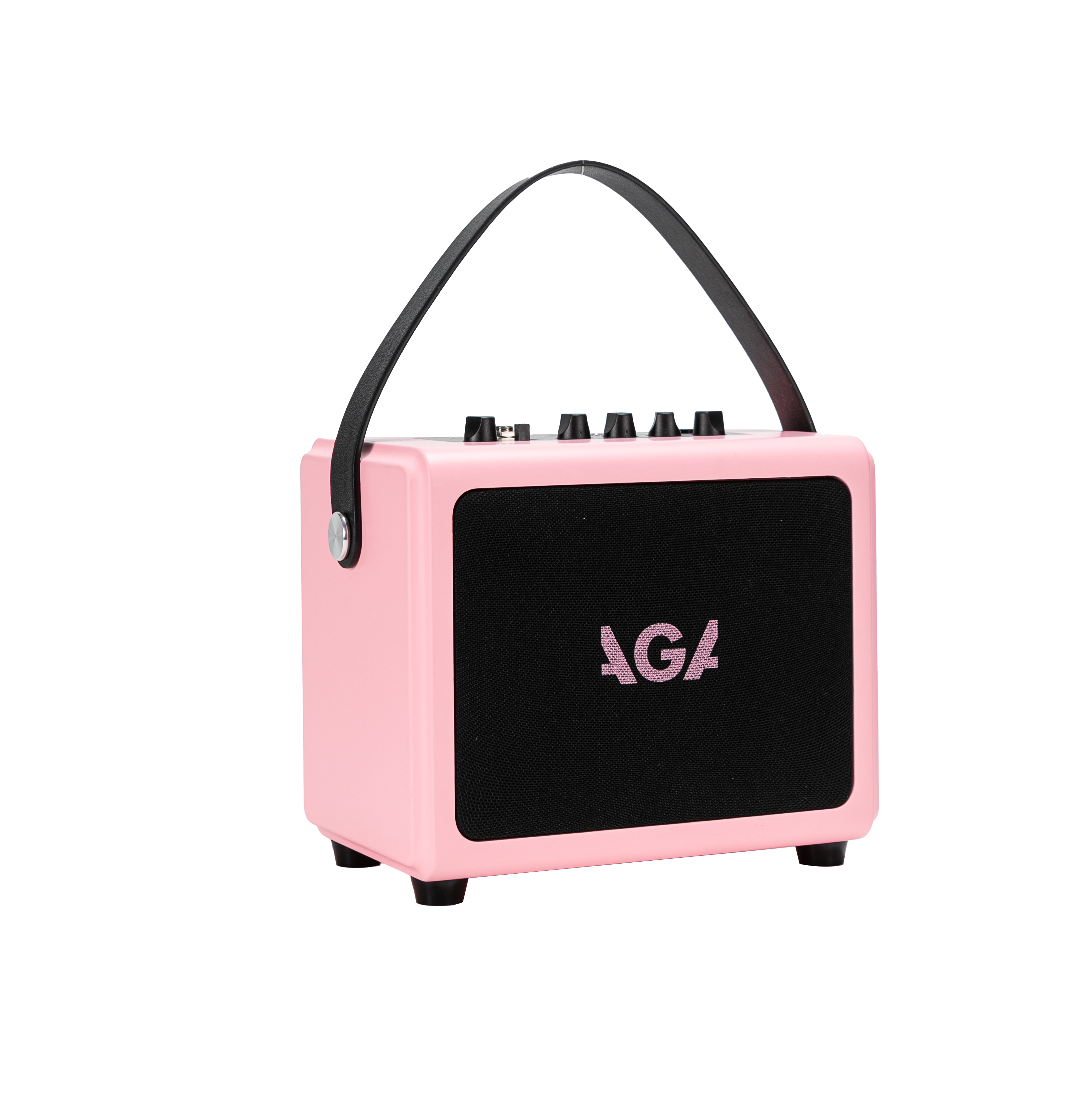 AGA SE Portable Bluetooth Amp ā 6W Rechargeable Mini Speaker with Delay/Reverb Effects, Guitar & AUX Input, Built-in Recording, Type-C Charging, Compatible with PC/Phone/Tablet