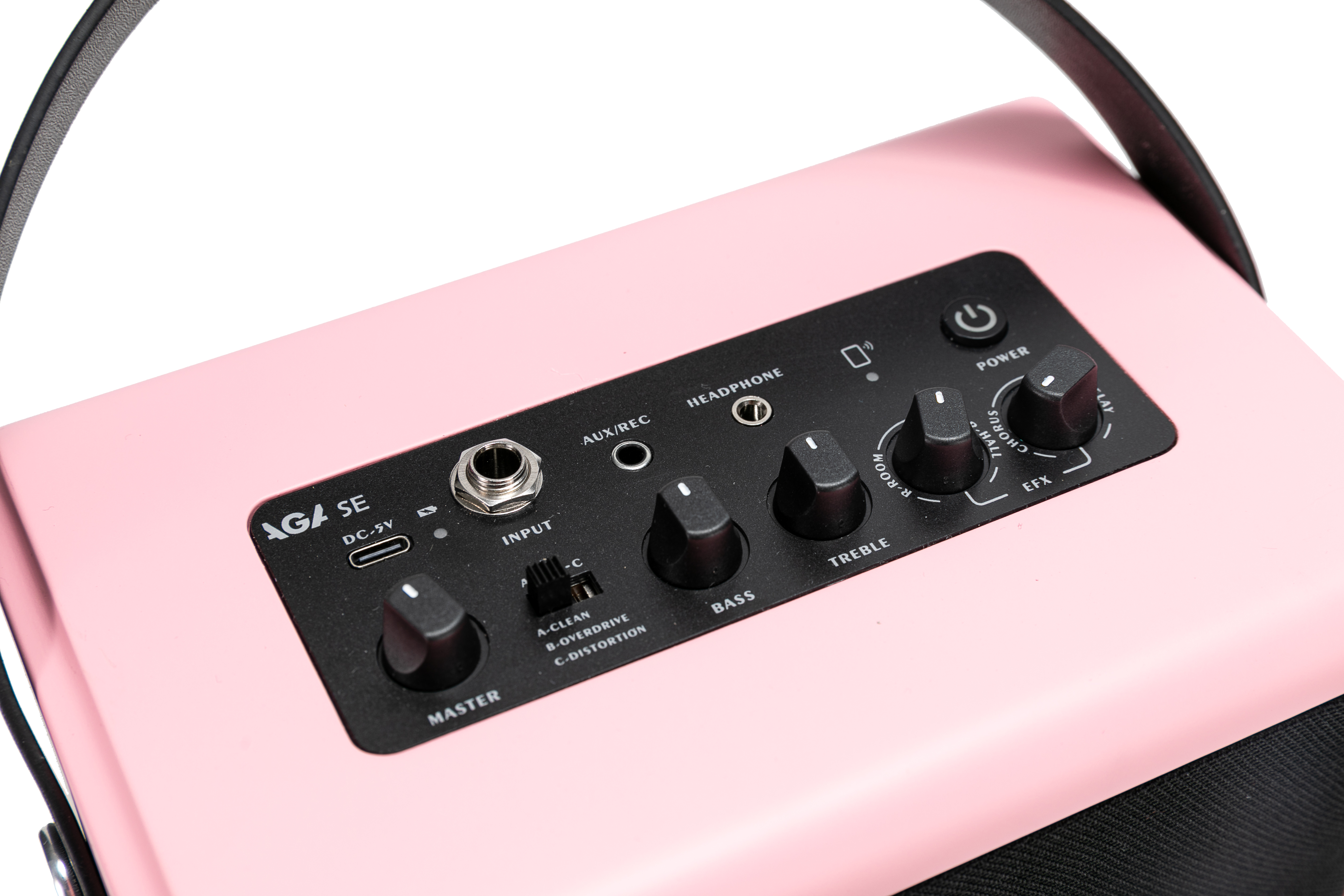 AGA SE Portable Bluetooth Amp ā 6W Rechargeable Mini Speaker with Delay/Reverb Effects, Guitar & AUX Input, Built-in Recording, Type-C Charging, Compatible with PC/Phone/Tablet