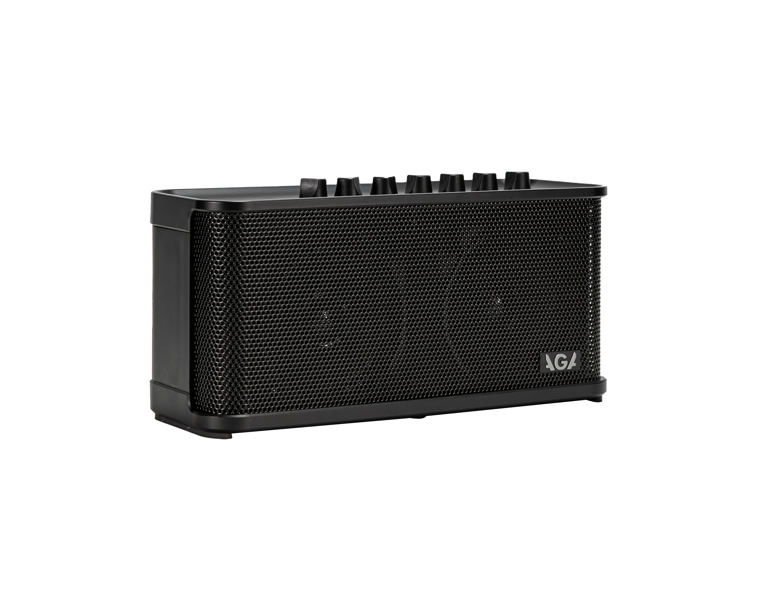 AGA RL Bluetooth Guitar Amp ā 6W Portable Electric Guitar Speaker with Delay/Reverb, 3 Tone Modes (Clean/Overdrive/Distortion), Dual 3ā Full-Range Speakers, Built-in Recorder & Bluetooth 5.0