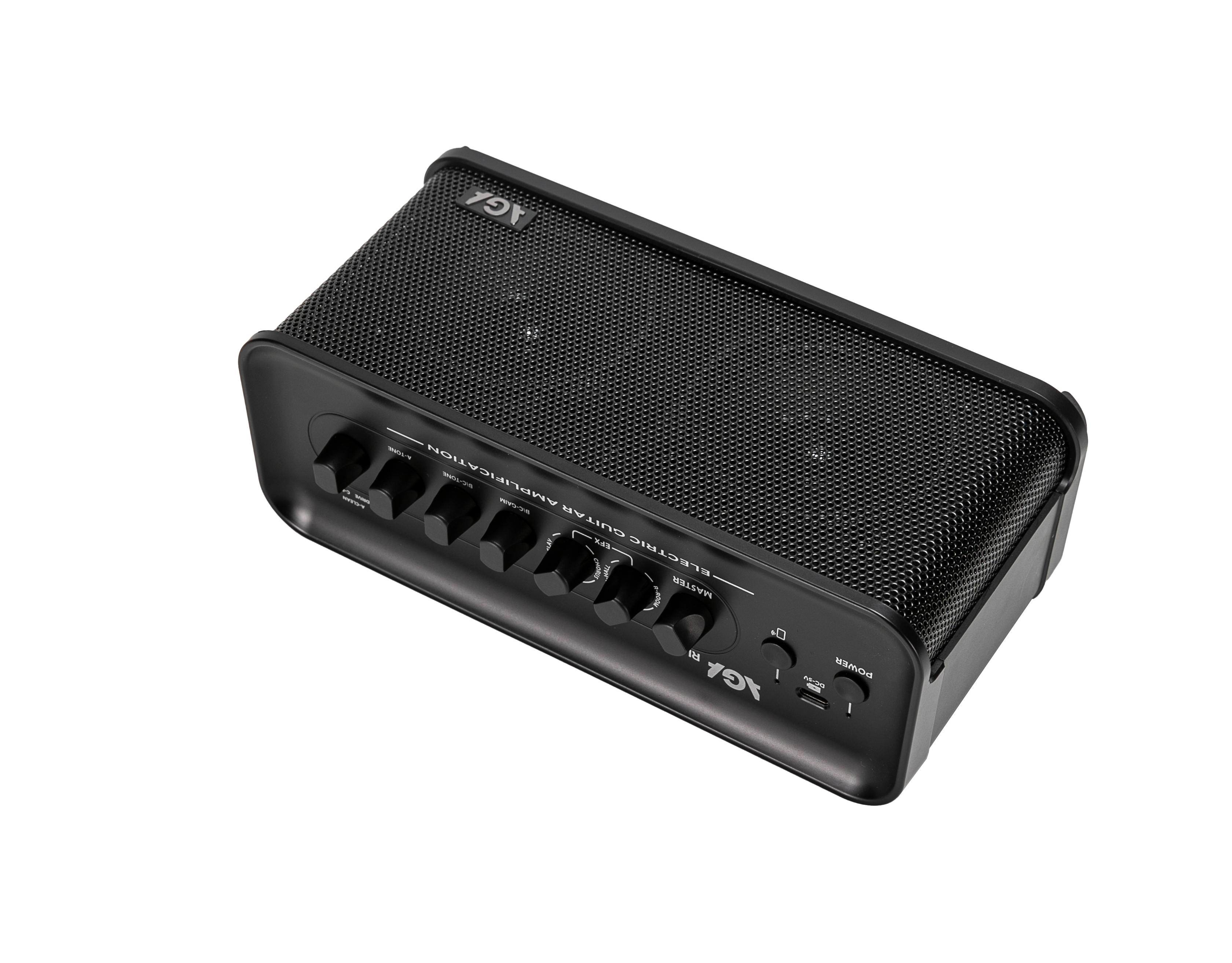 AGA RL Bluetooth Guitar Amp ā 6W Portable Electric Guitar Speaker with Delay/Reverb, 3 Tone Modes (Clean/Overdrive/Distortion), Dual 3ā Full-Range Speakers, Built-in Recorder & Bluetooth 5.0