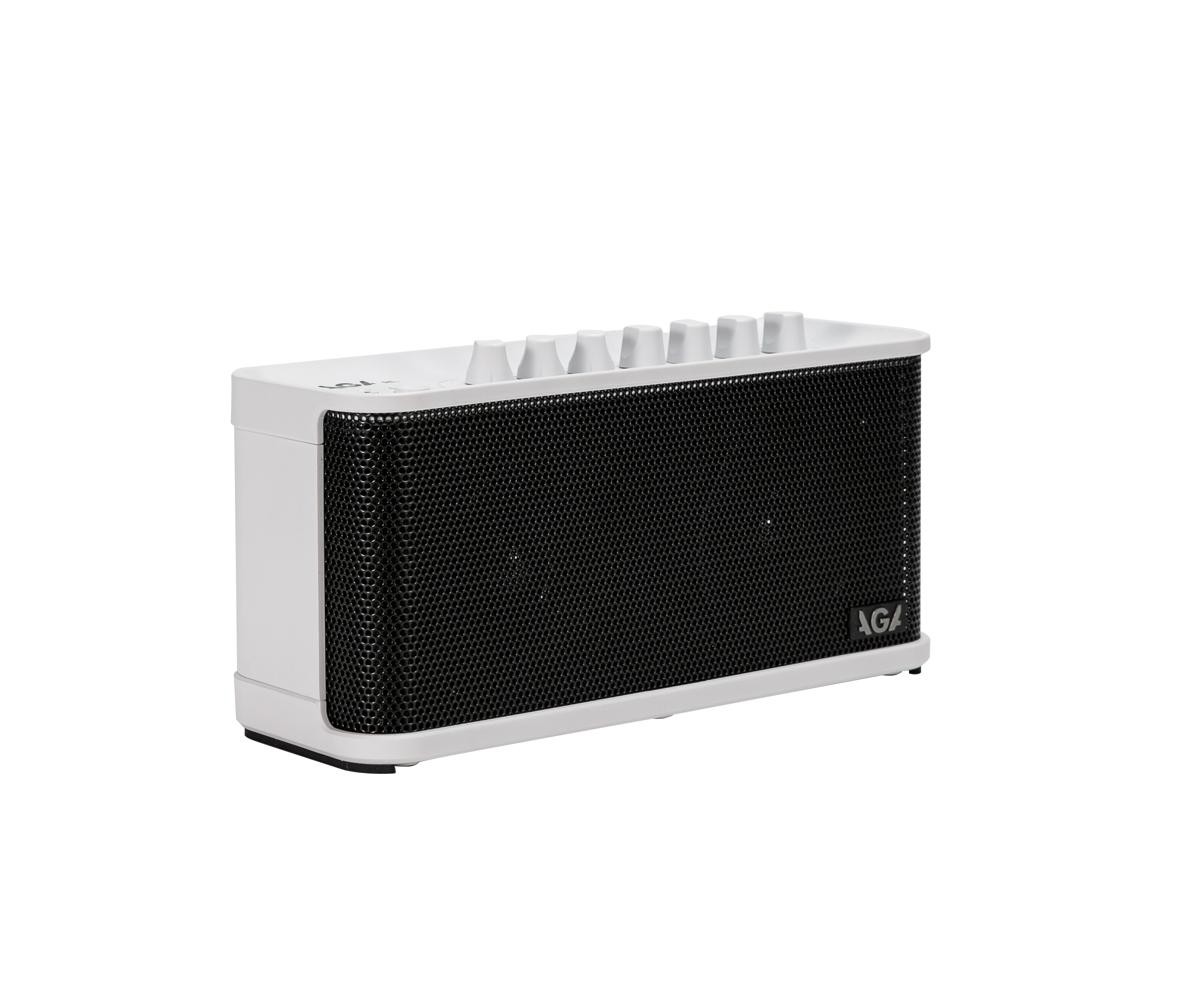 AGA RL Bluetooth Guitar Amp ā 6W Portable Electric Guitar Speaker with Delay/Reverb, 3 Tone Modes (Clean/Overdrive/Distortion), Dual 3ā Full-Range Speakers, Built-in Recorder & Bluetooth 5.0