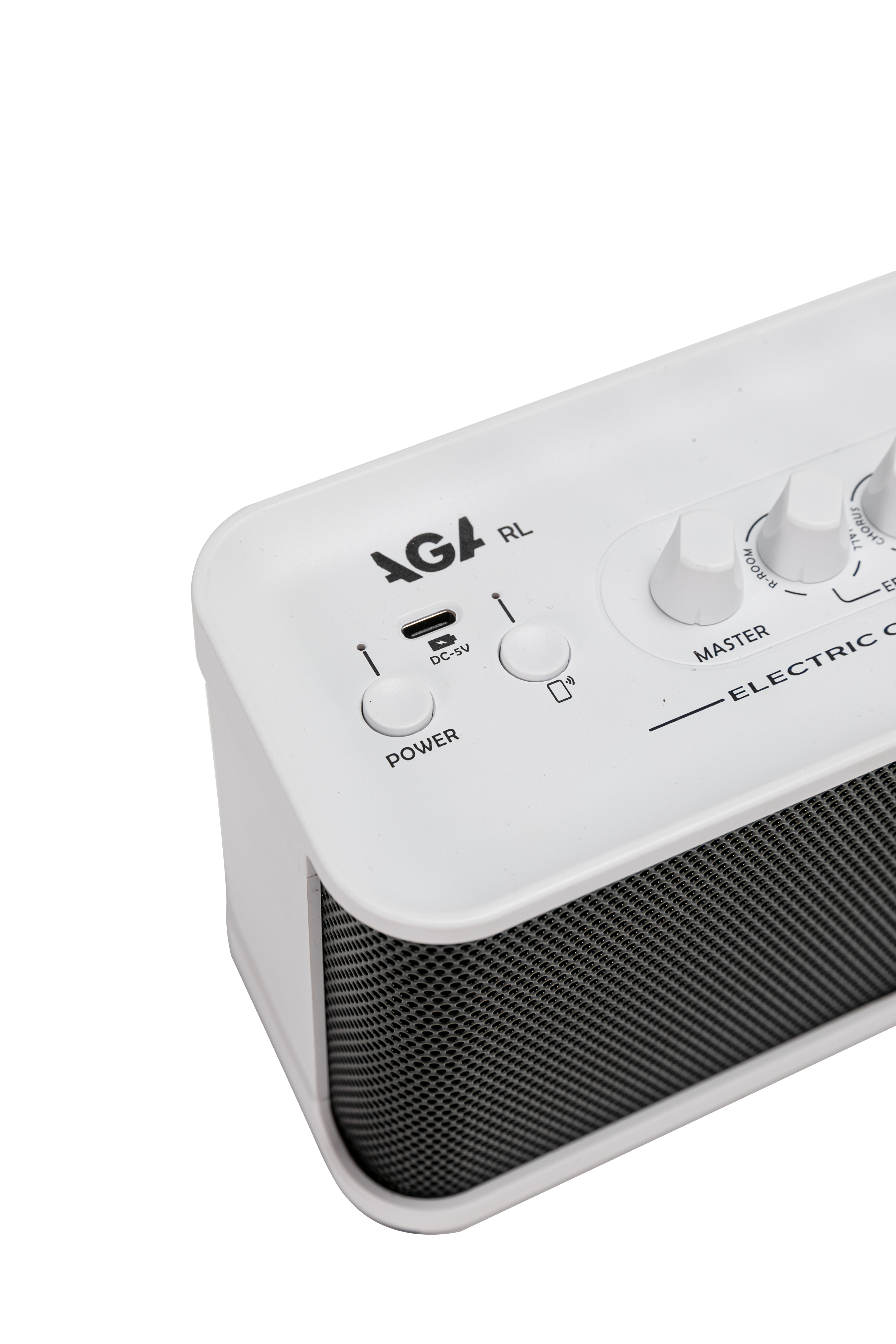 AGA RL Bluetooth Guitar Amp ā 6W Portable Electric Guitar Speaker with Delay/Reverb, 3 Tone Modes (Clean/Overdrive/Distortion), Dual 3ā Full-Range Speakers, Built-in Recorder & Bluetooth 5.0