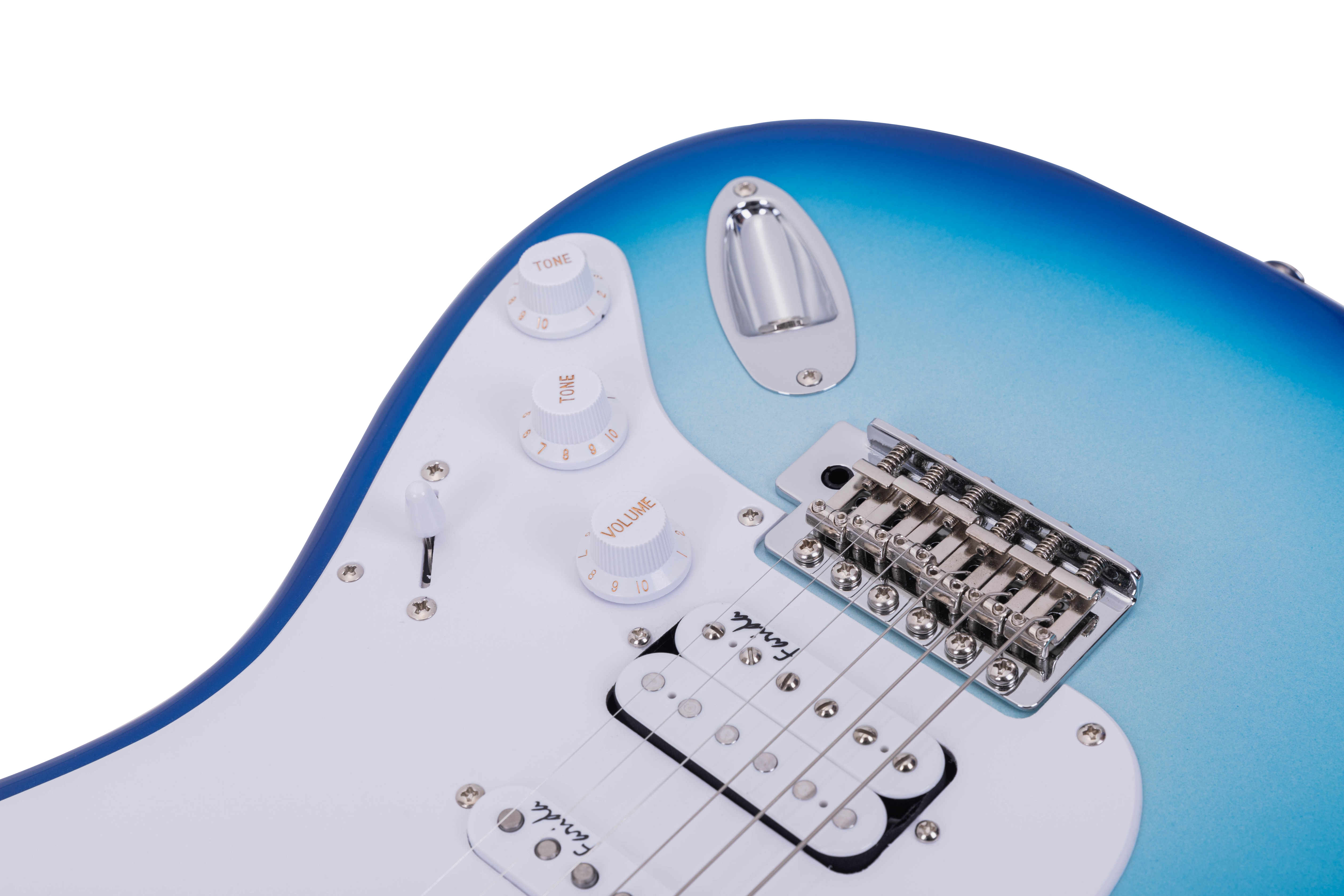 F-5051 Electric Guitar β Solid Alder Body, Maple Neck, Rosewood Fingerboard, HSS Pickup, 6-Point Tremolo Bridge, Locking Tuners β Beginner & Intermediate Strat Style Guitar