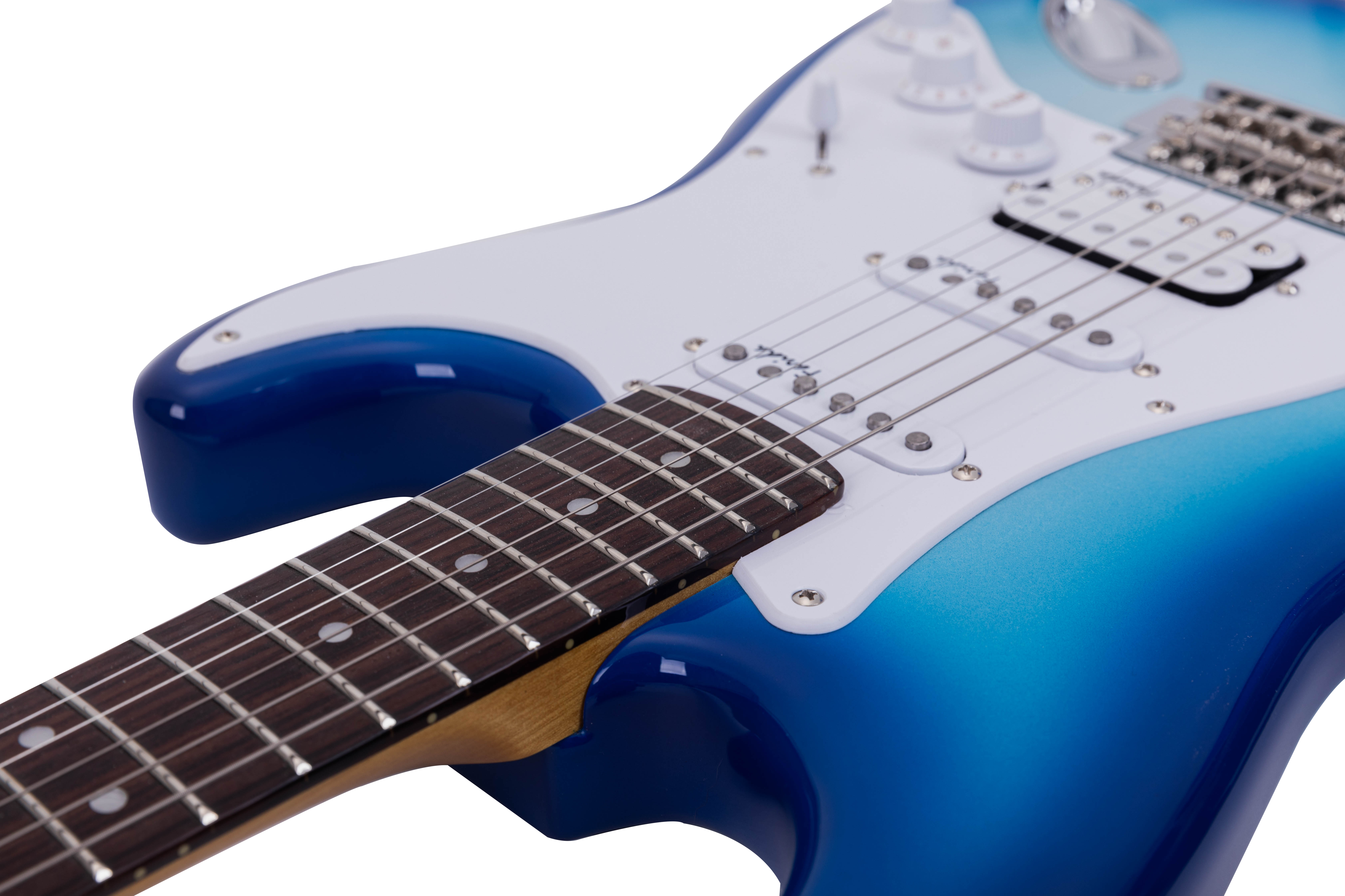 F-5051 Electric Guitar β Solid Alder Body, Maple Neck, Rosewood Fingerboard, HSS Pickup, 6-Point Tremolo Bridge, Locking Tuners β Beginner & Intermediate Strat Style Guitar