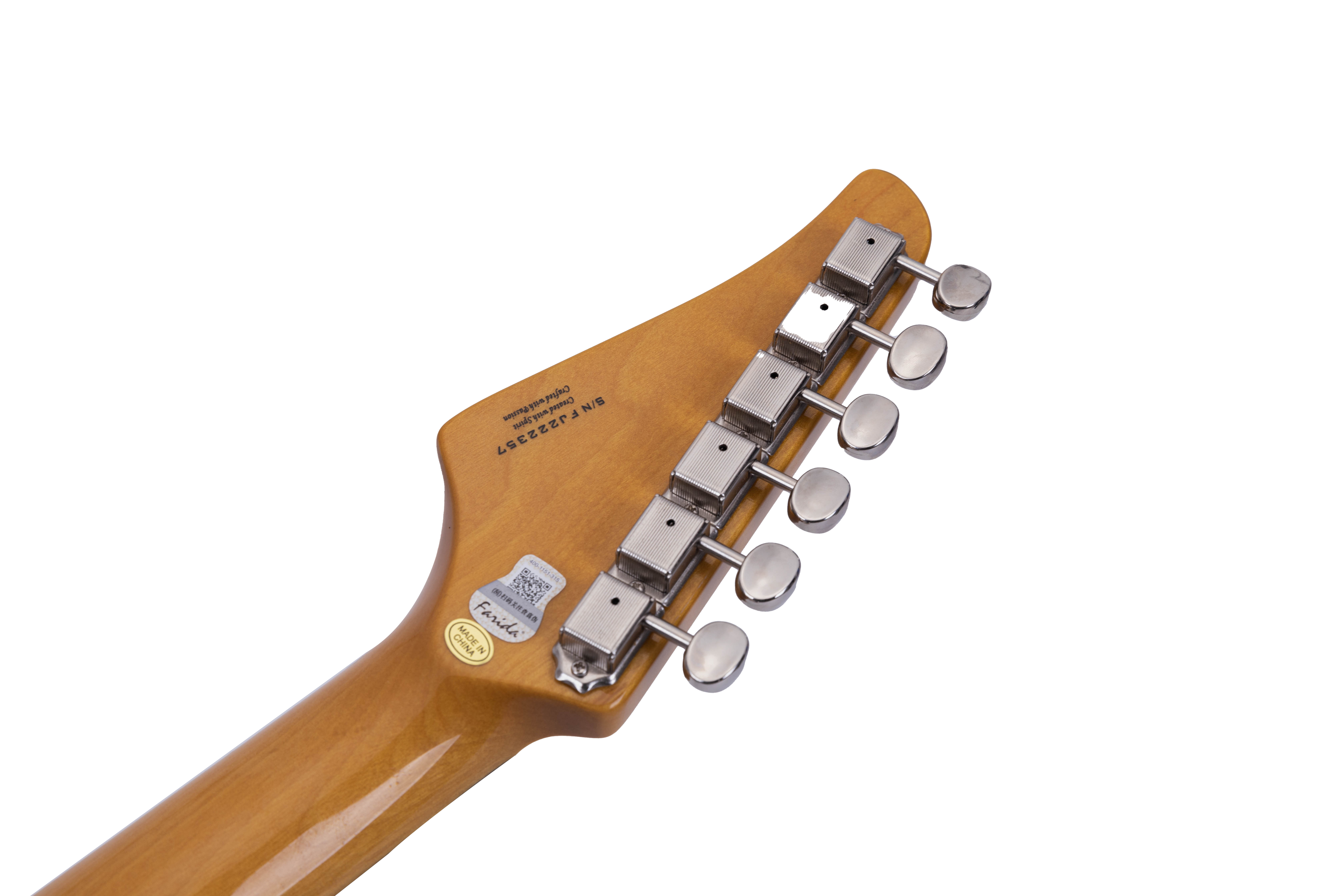 F-5051 Electric Guitar β Solid Alder Body, Maple Neck, Rosewood Fingerboard, HSS Pickup, 6-Point Tremolo Bridge, Locking Tuners β Beginner & Intermediate Strat Style Guitar