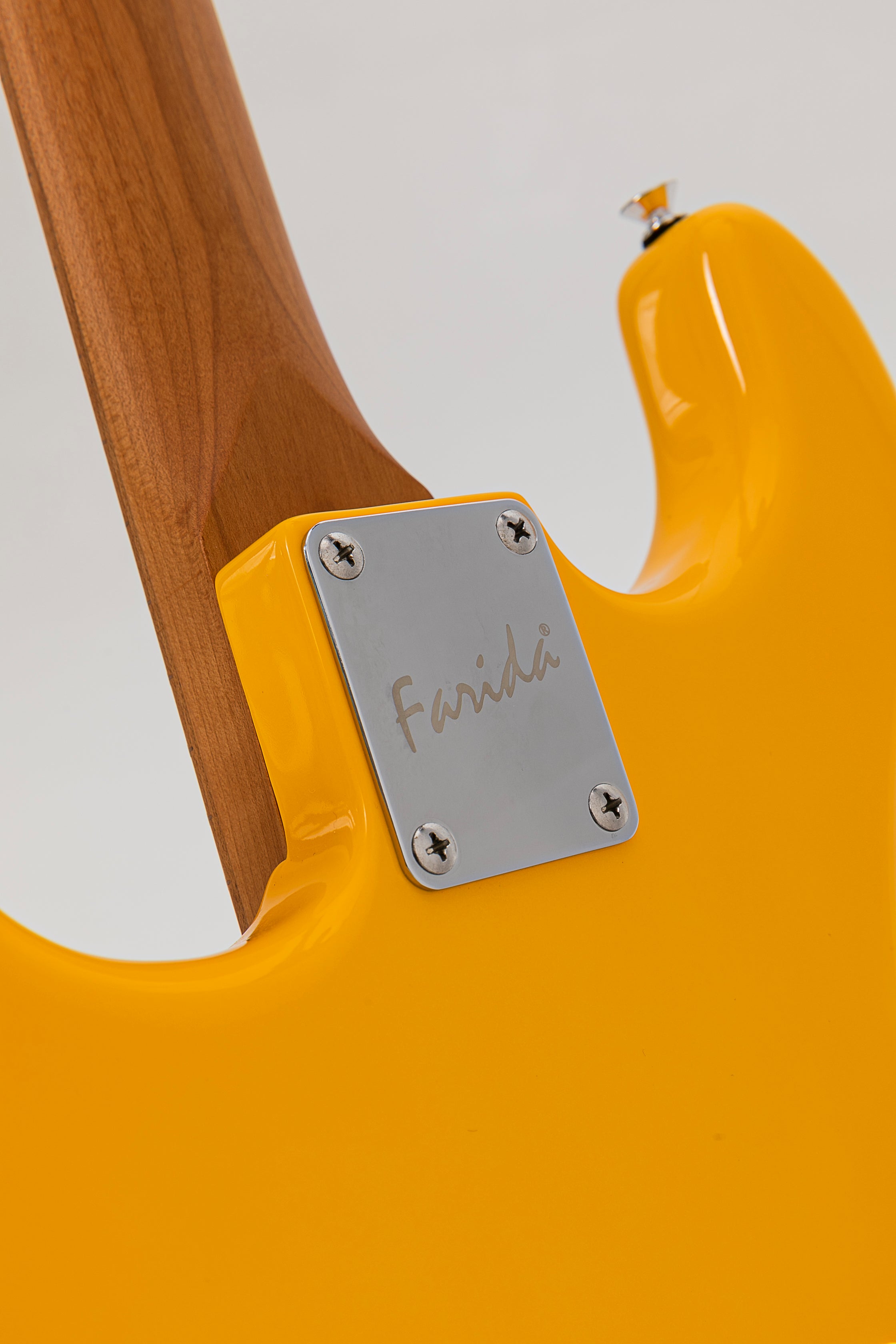 Farida F-5020 Series Electric Guitar ā Beginner Strat Style with 5-Way Pickup Selector, Vintage Tremolo, Carbonized Maple Neck & T2-3 Sealed Tuners