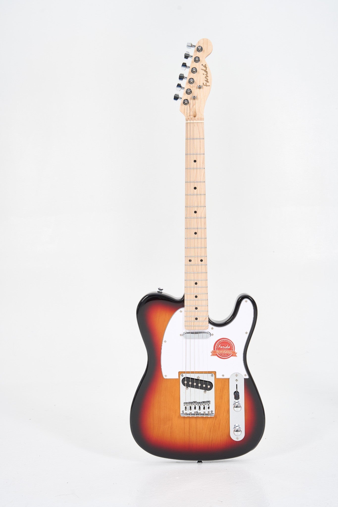 Farida F-2120 TELE Electric Guitar – Classic Telecaster Style with Maple Neck, SOUND-TD1 Pickup, and T1-3 Farida Tuners – 648mm Scale, 22 Frets