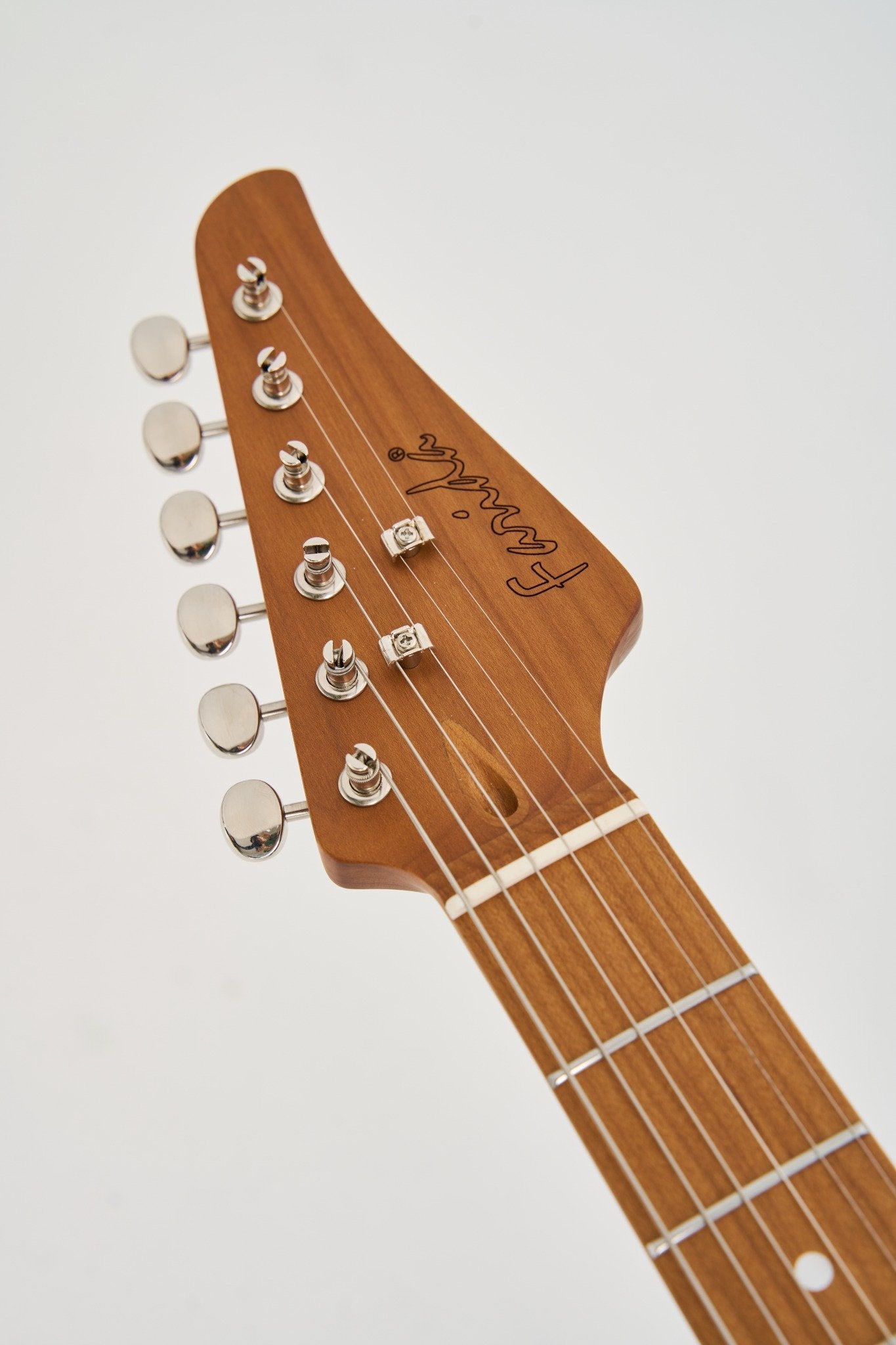 Farida F-5020 Series Electric Guitar ā Beginner Strat Style with 5-Way Pickup Selector, Vintage Tremolo, Carbonized Maple Neck & T2-3 Sealed Tuners