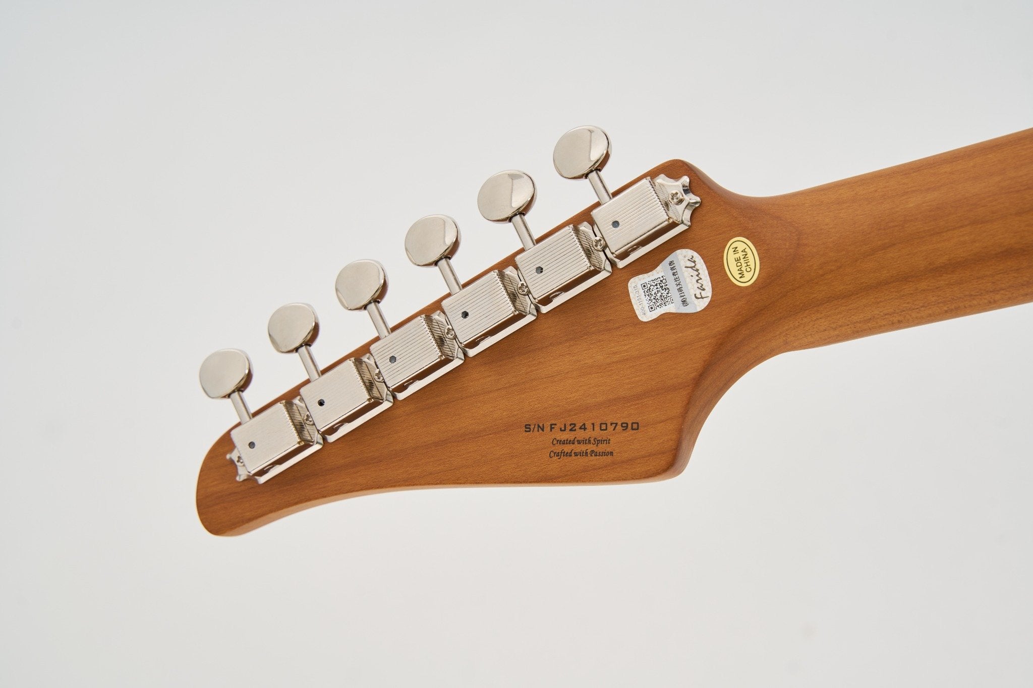 Farida F-5020 Series Electric Guitar ā Beginner Strat Style with 5-Way Pickup Selector, Vintage Tremolo, Carbonized Maple Neck & T2-3 Sealed Tuners