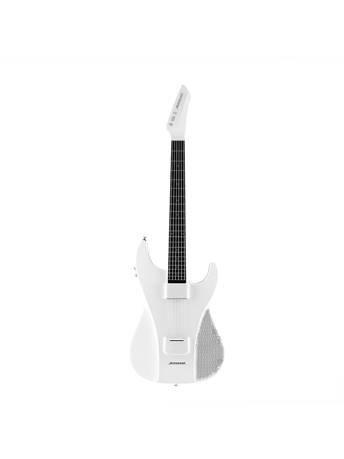 AeroBand Guitar Bundle Kit ホワイト AeroBand Guitar Smart Guitar With Silicone Strings, Travel Silent Guit