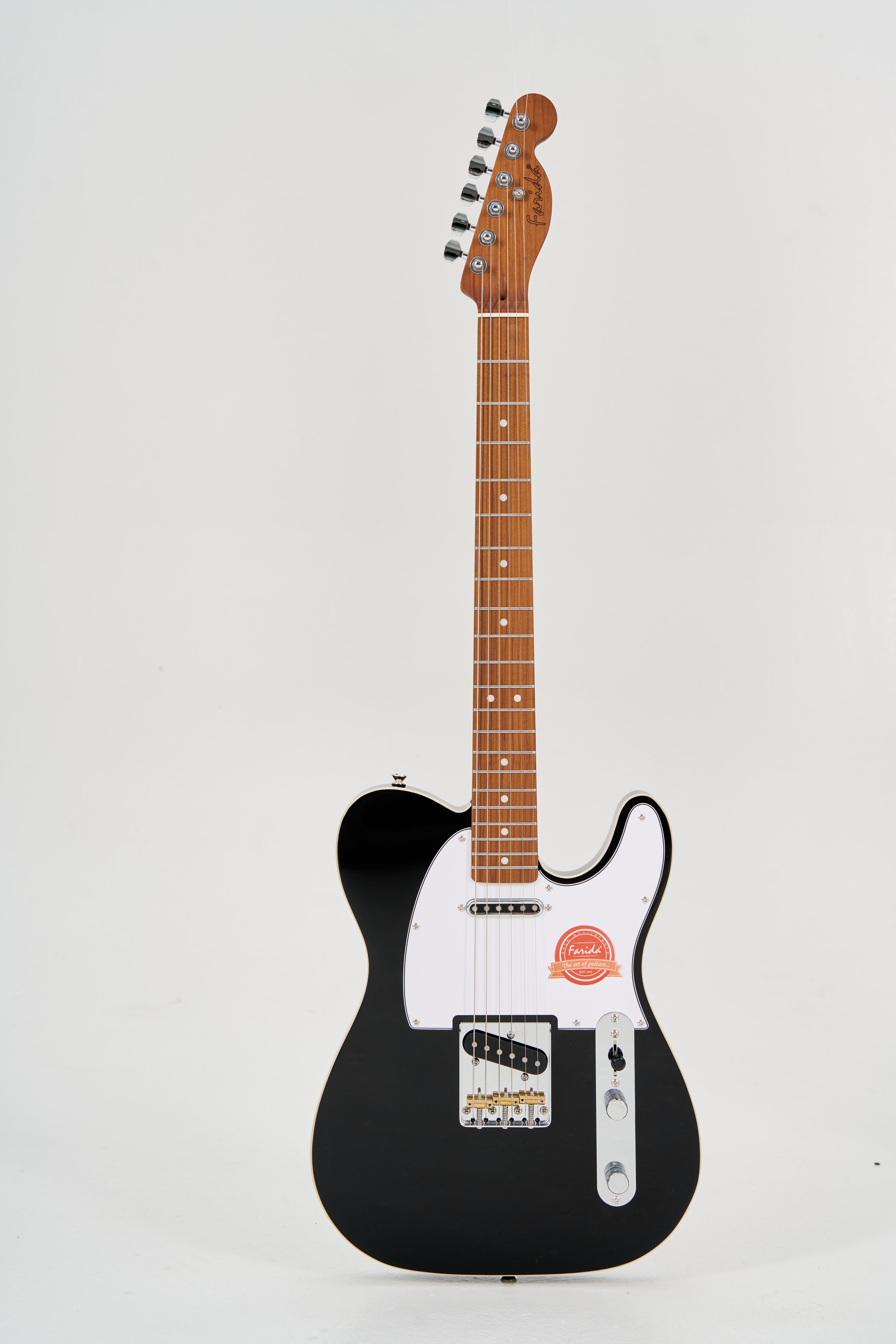 Farida F-5120 TELE Electric Guitar with 648mm Scale Length, 22 Frets, Carbonized Maple Neck & Body, Sound-TD4 Pickup, Classic C-Shape