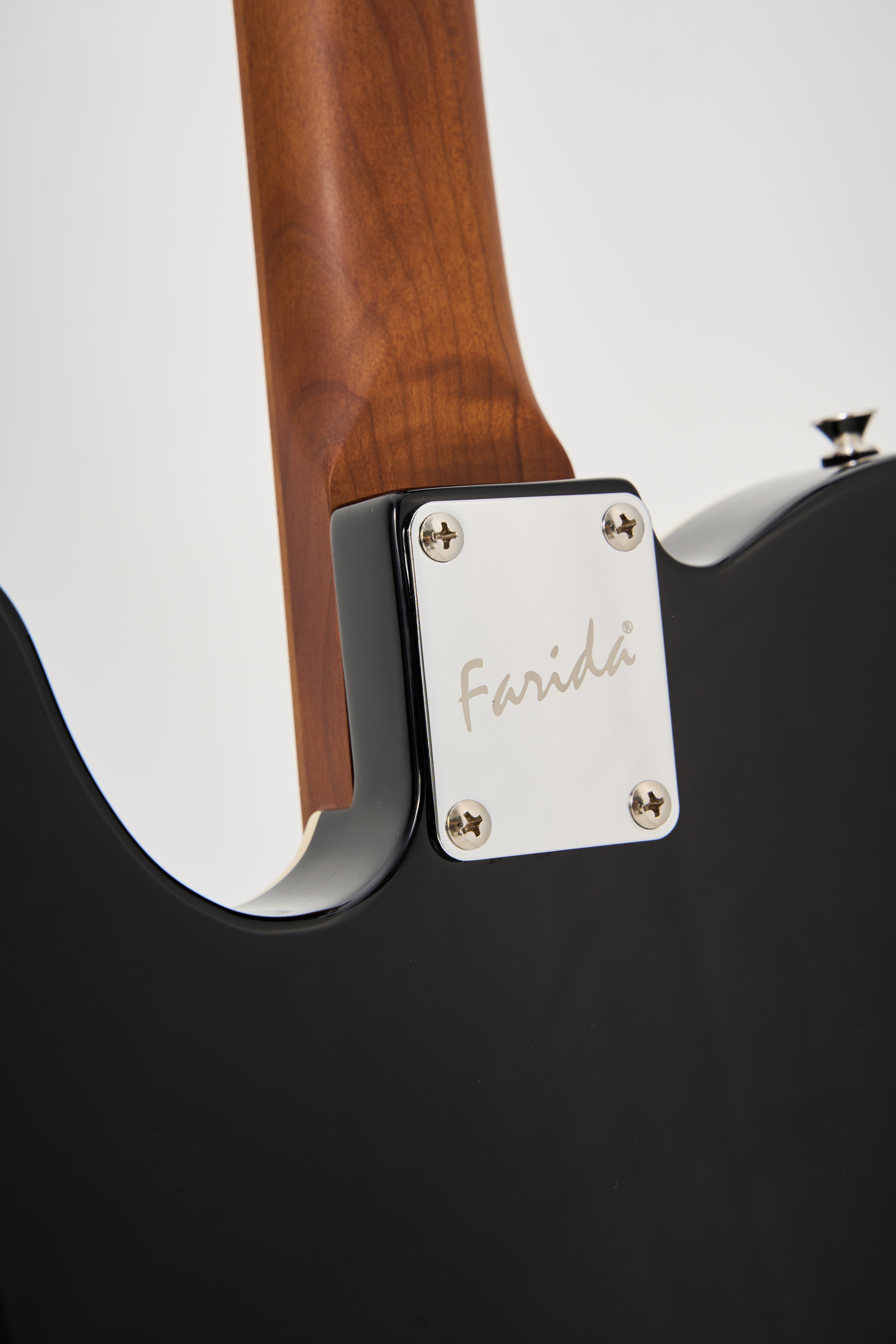 Farida F-5120 TELE Electric Guitar with 648mm Scale Length, 22 Frets, Carbonized Maple Neck & Body, Sound-TD4 Pickup, Classic C-Shape