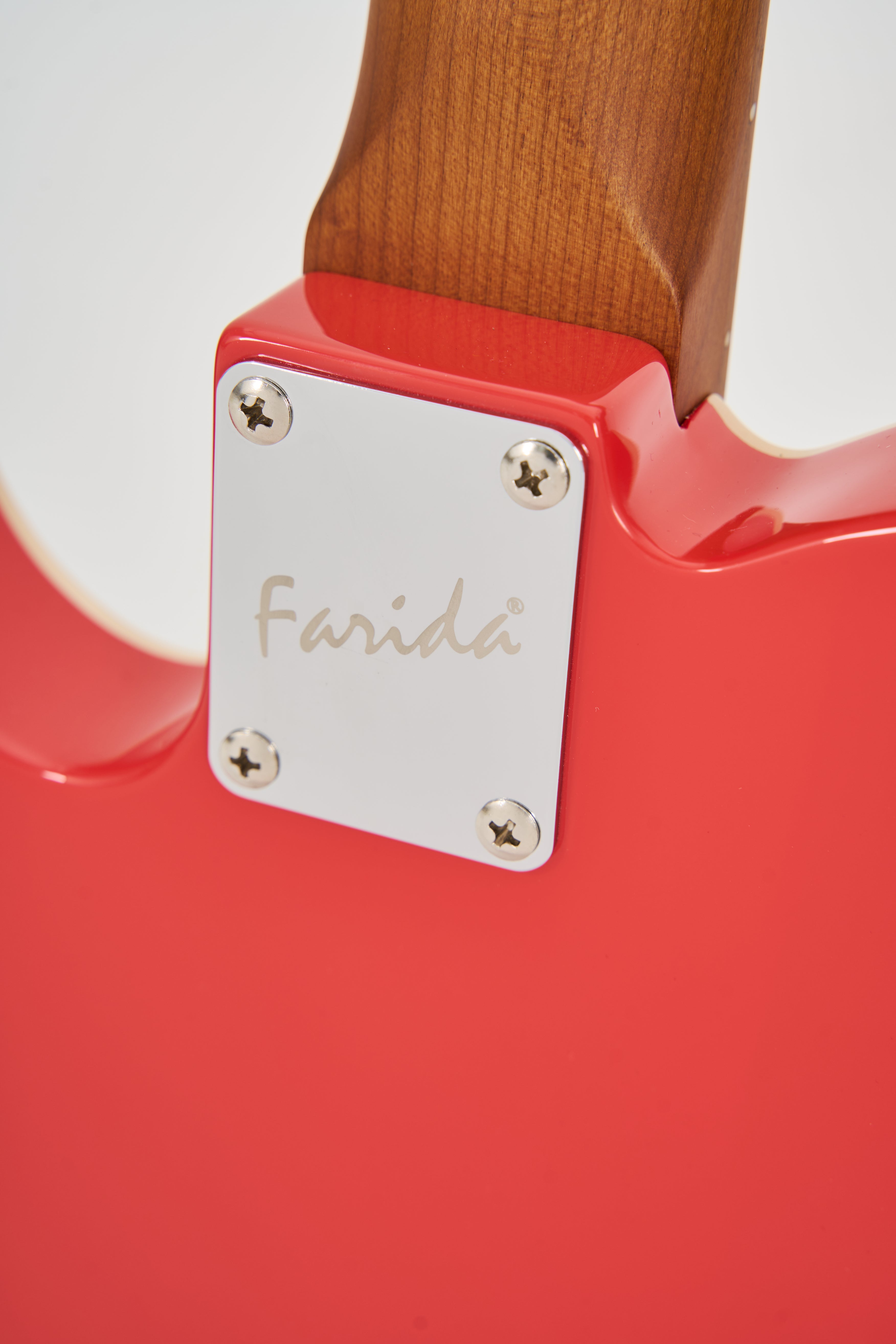 Farida F-5120 TELE Electric Guitar with 648mm Scale Length, 22 Frets, Carbonized Maple Neck & Body, Sound-TD4 Pickup, Classic C-Shape
