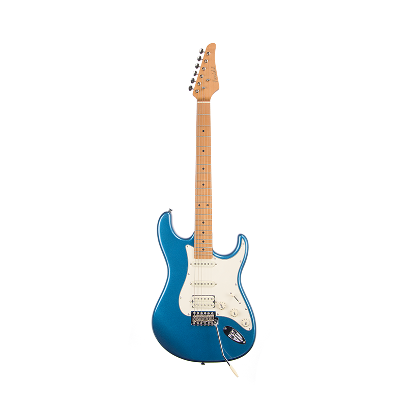 Farida F-5020 Series Electric Guitar – Beginner Strat Style with 5-Way Pickup Selector, Vintage Tremolo, Carbonized Maple Neck & T2-3 Sealed Tuners