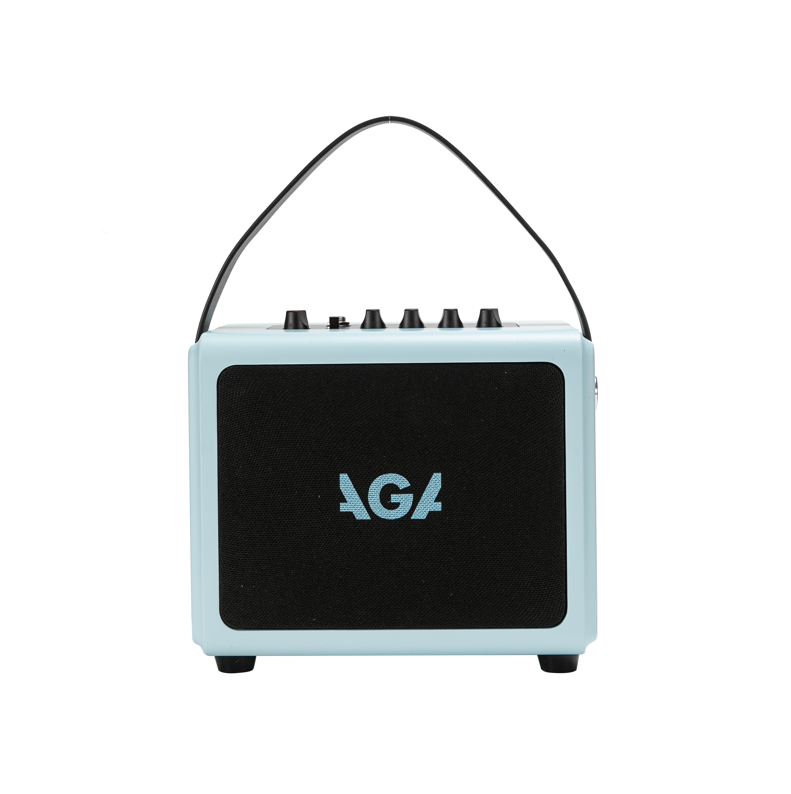 AGA SE Portable Bluetooth Amp – 6W Rechargeable Mini Speaker with Delay/Reverb Effects, Guitar & AUX Input, Built-in Recording, Type-C Charging, Compatible with PC/Phone/Tablet