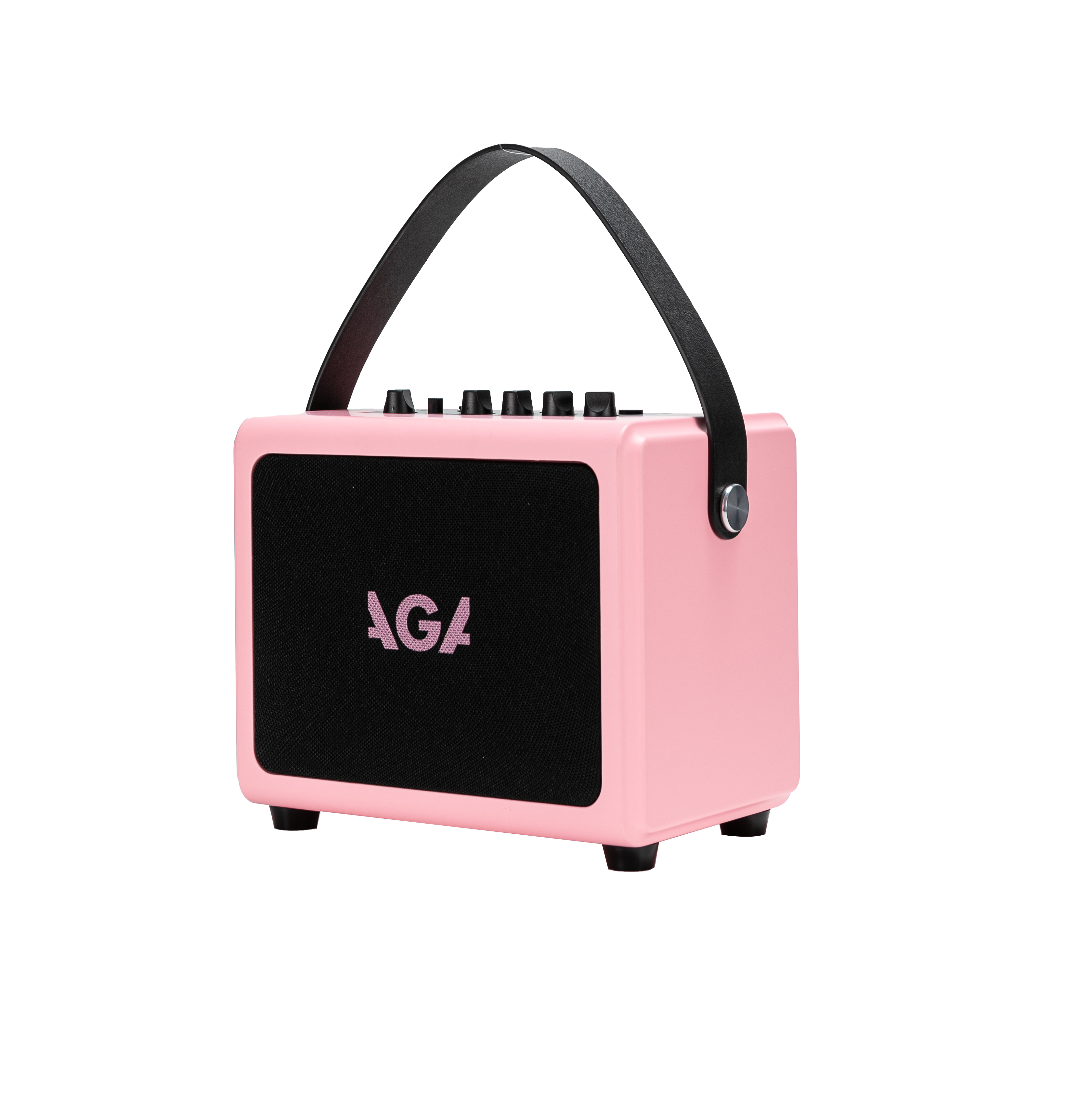 AGA SE Portable Bluetooth Amp – 6W Rechargeable Mini Speaker with Delay/Reverb Effects, Guitar & AUX Input, Built-in Recording, Type-C Charging, Compatible with PC/Phone/Tablet