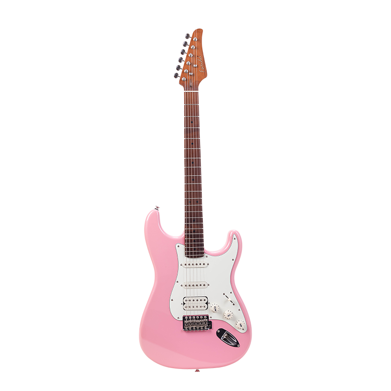 Farida F-5020 Series Electric Guitar – Beginner Strat Style with 5-Way Pickup Selector, Vintage Tremolo, Carbonized Maple Neck & T2-3 Sealed Tuners