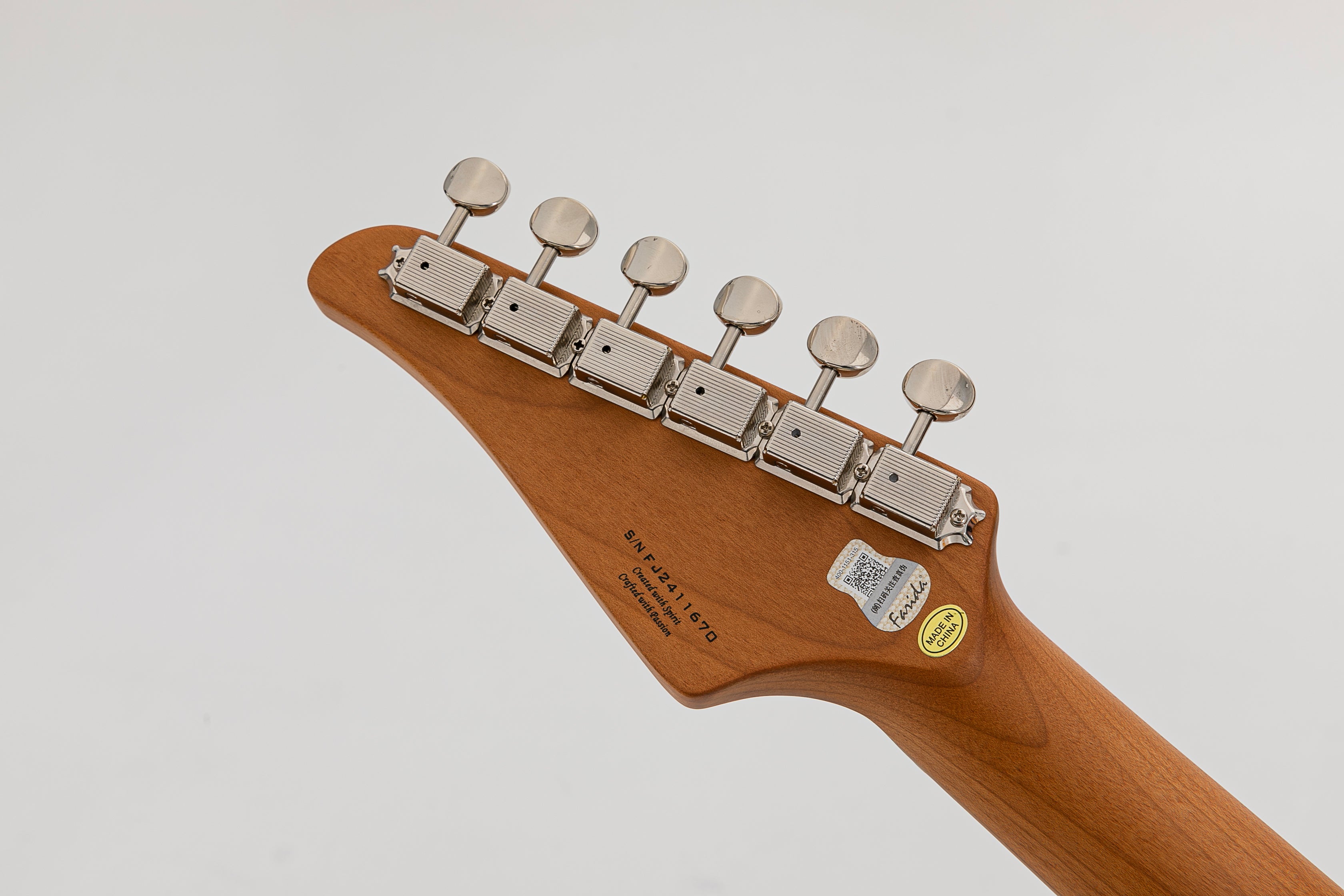 Farida F-5020 Series Electric Guitar – Beginner Strat Style with 5-Way Pickup Selector, Vintage Tremolo, Carbonized Maple Neck & T2-3 Sealed Tuners